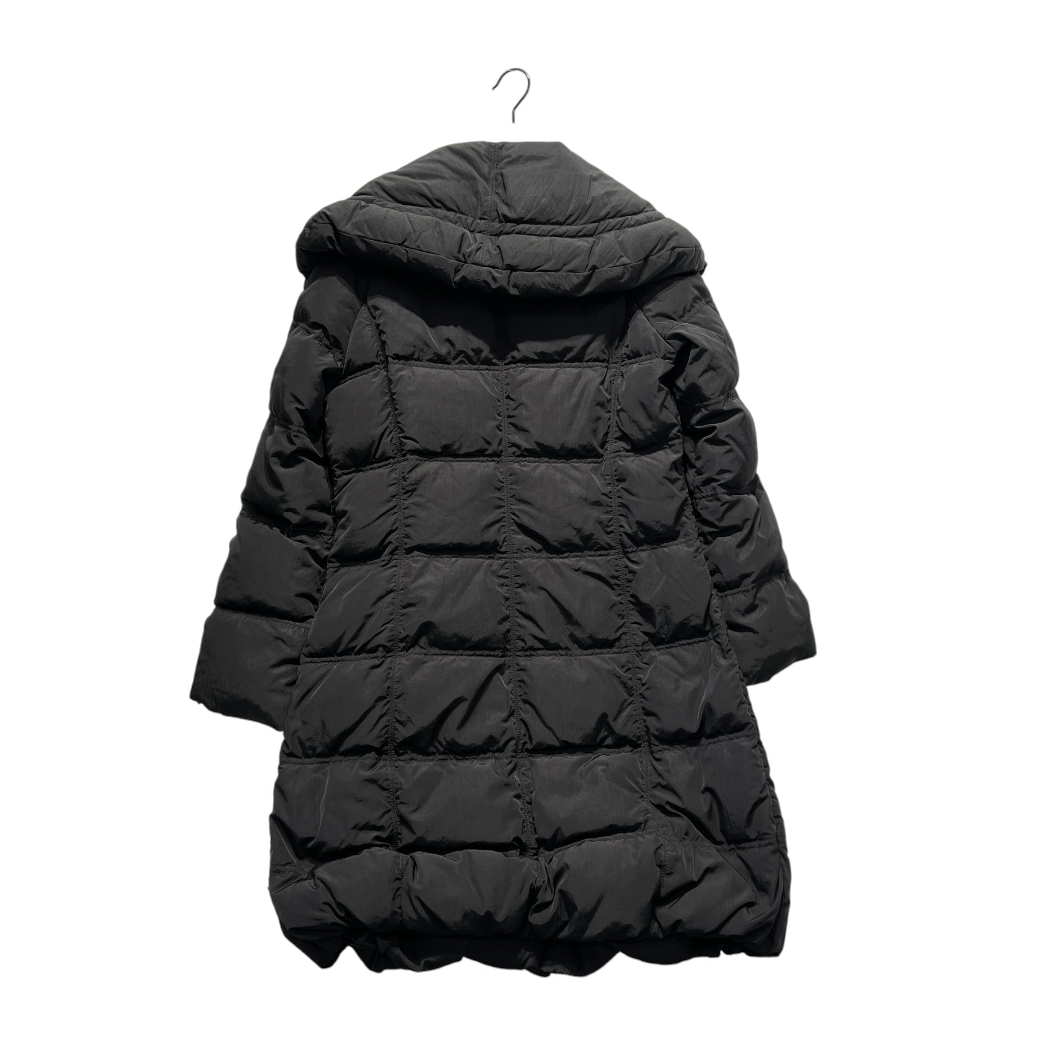 MONCLER/Puffer Coat/1/Nylon/BLK/SHAWL COLLAR/HOOD/LONG view 2