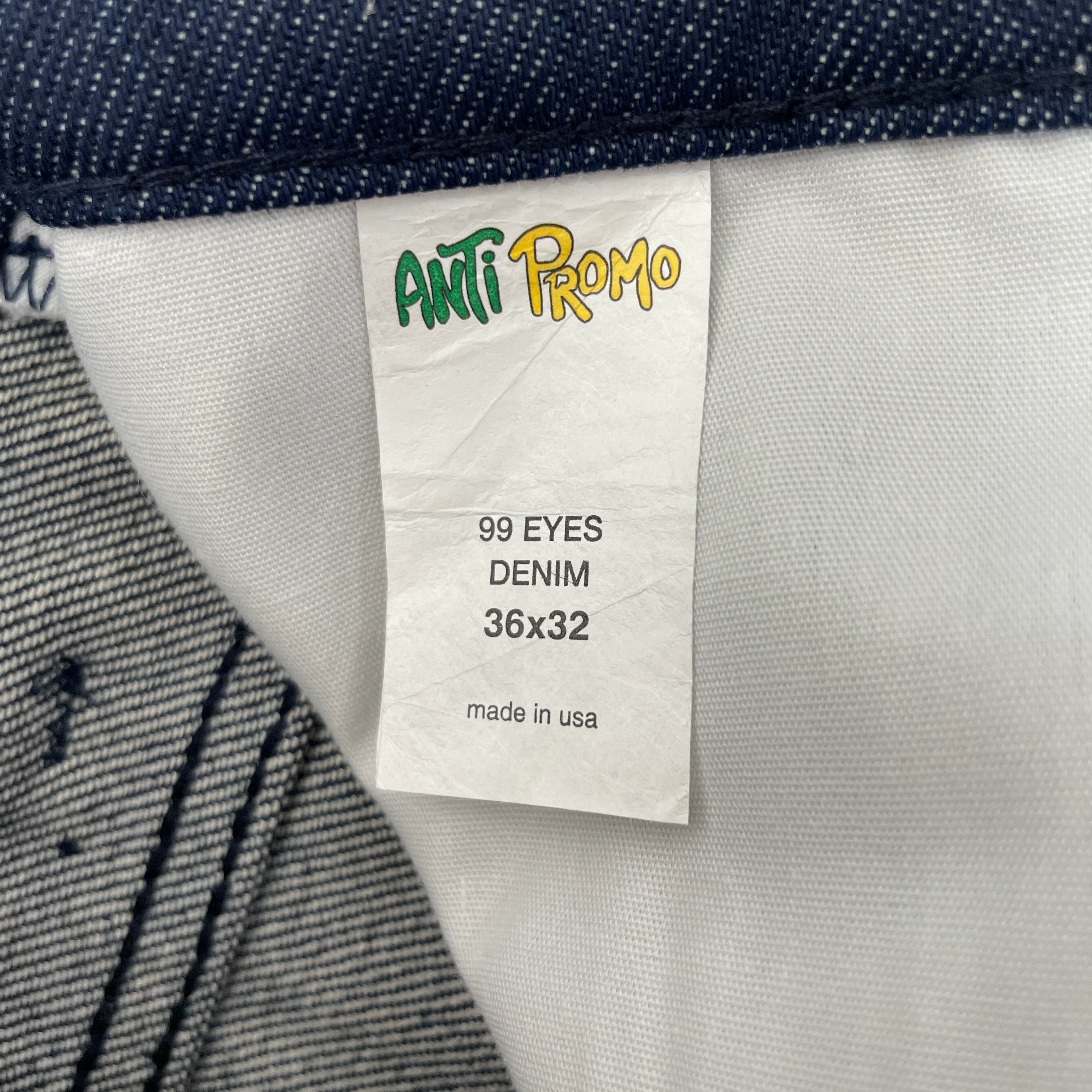 Anti Promo/Straight Pants/36/Denim/IDG/All Over Print/99 Eyez Jean view 3