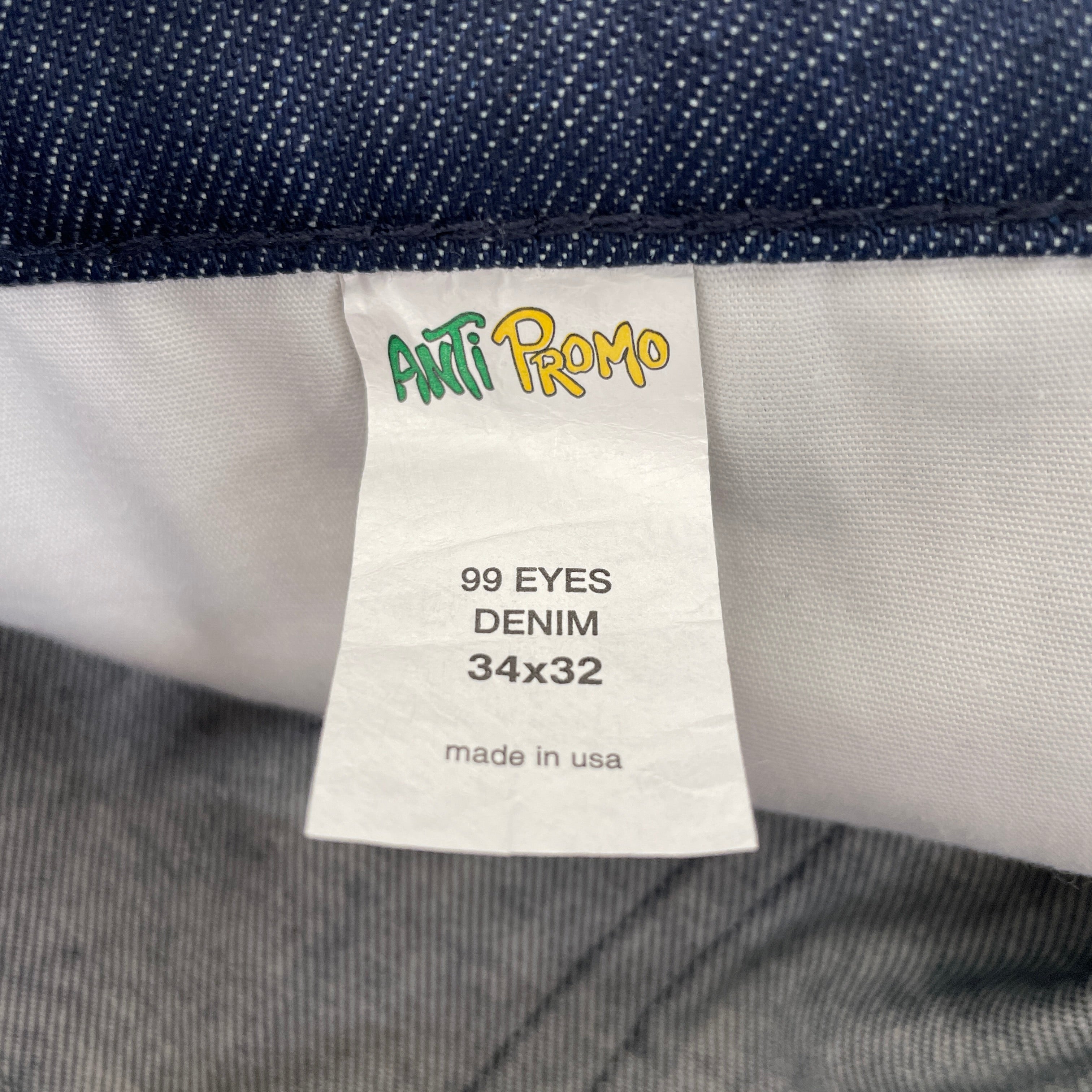 Anti Promo/Straight Pants/34/Denim/IDG/All Over Print/99 Eyez Jean view 3