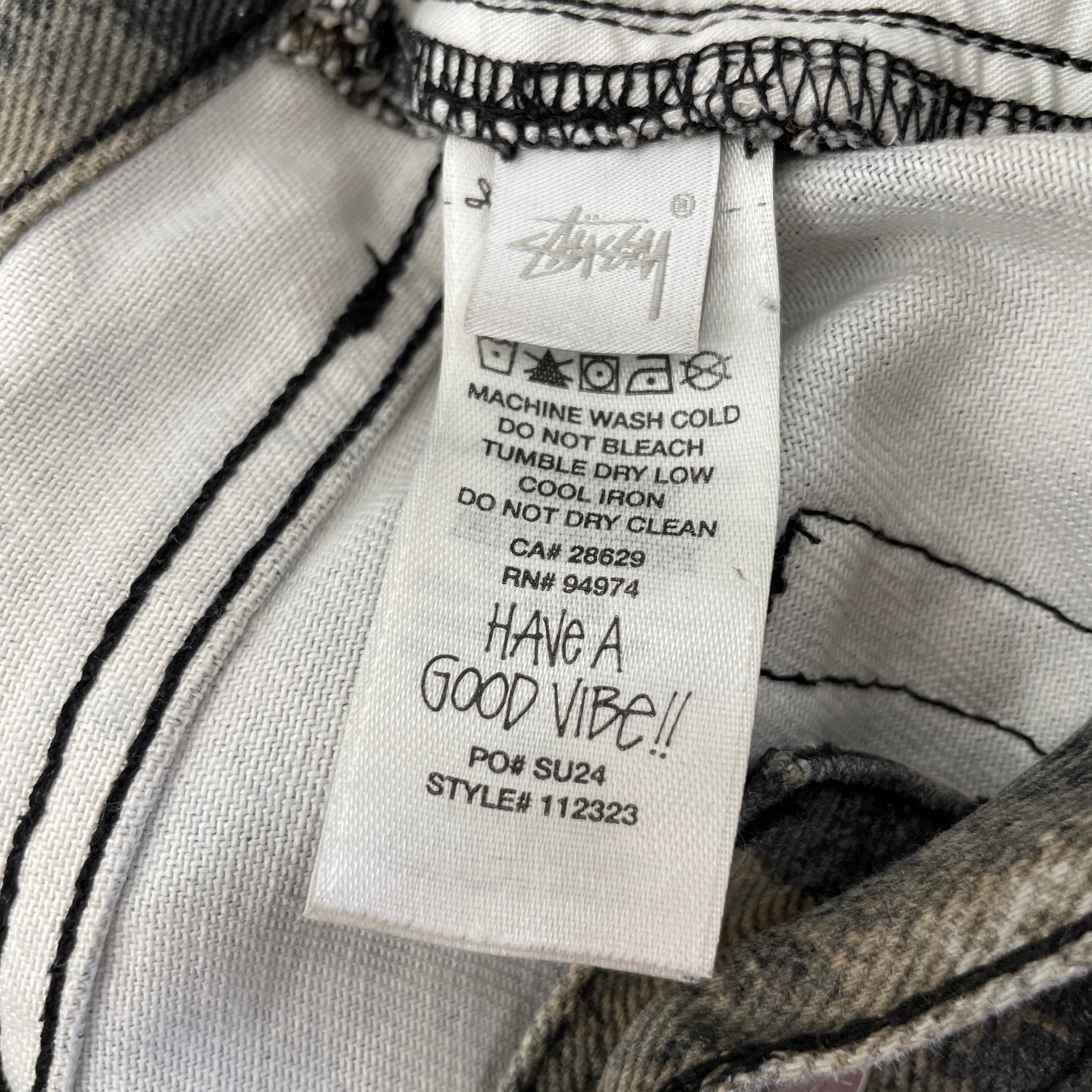 STUSSY/Shorts/38/Cotton/GRN/Camouflage/big ol camo shorts view 4