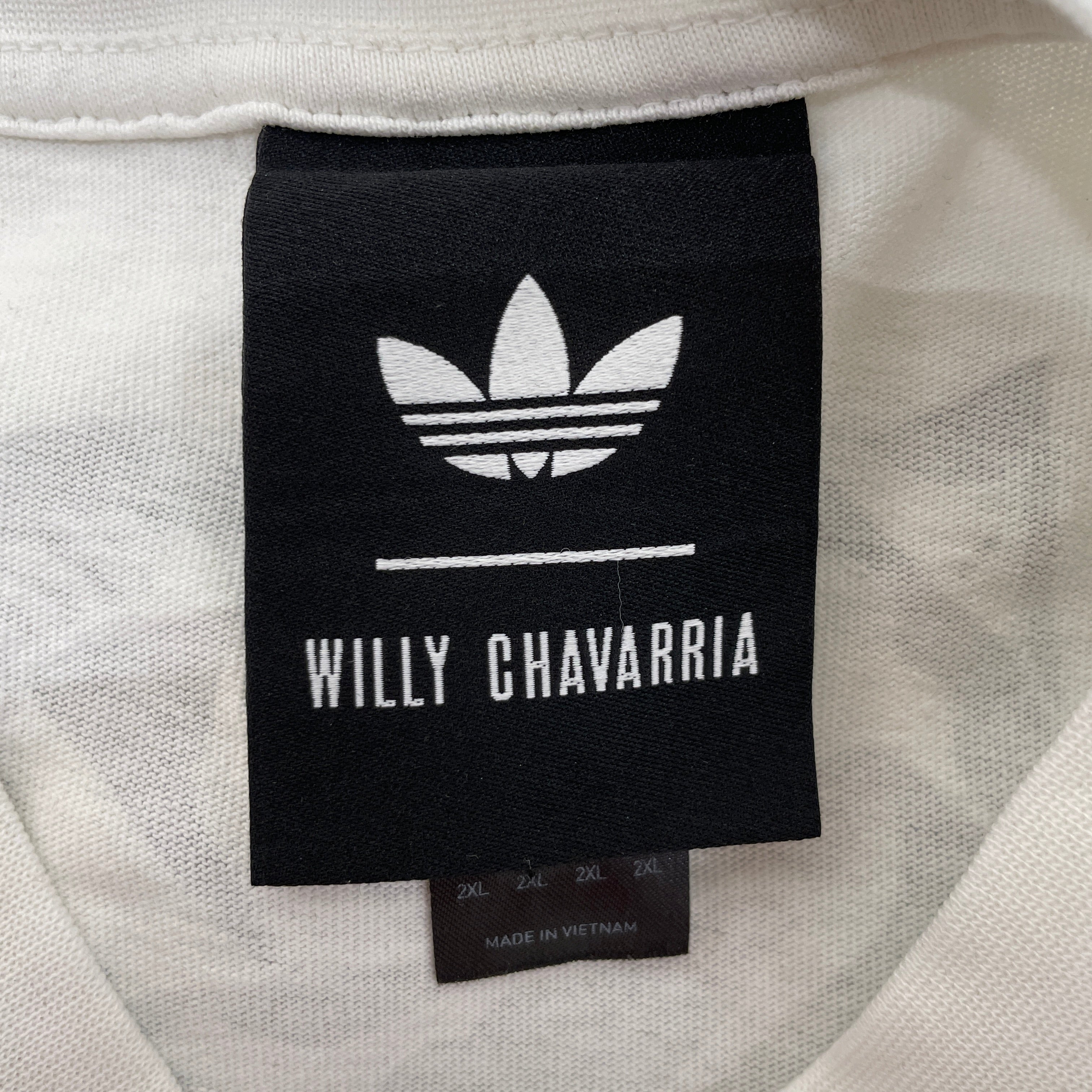 adidas/WILLY CHAVARRIA/T-Shirt/XXL/Cotton/WHT/Graphic/Fine Athletic Fashions view 3