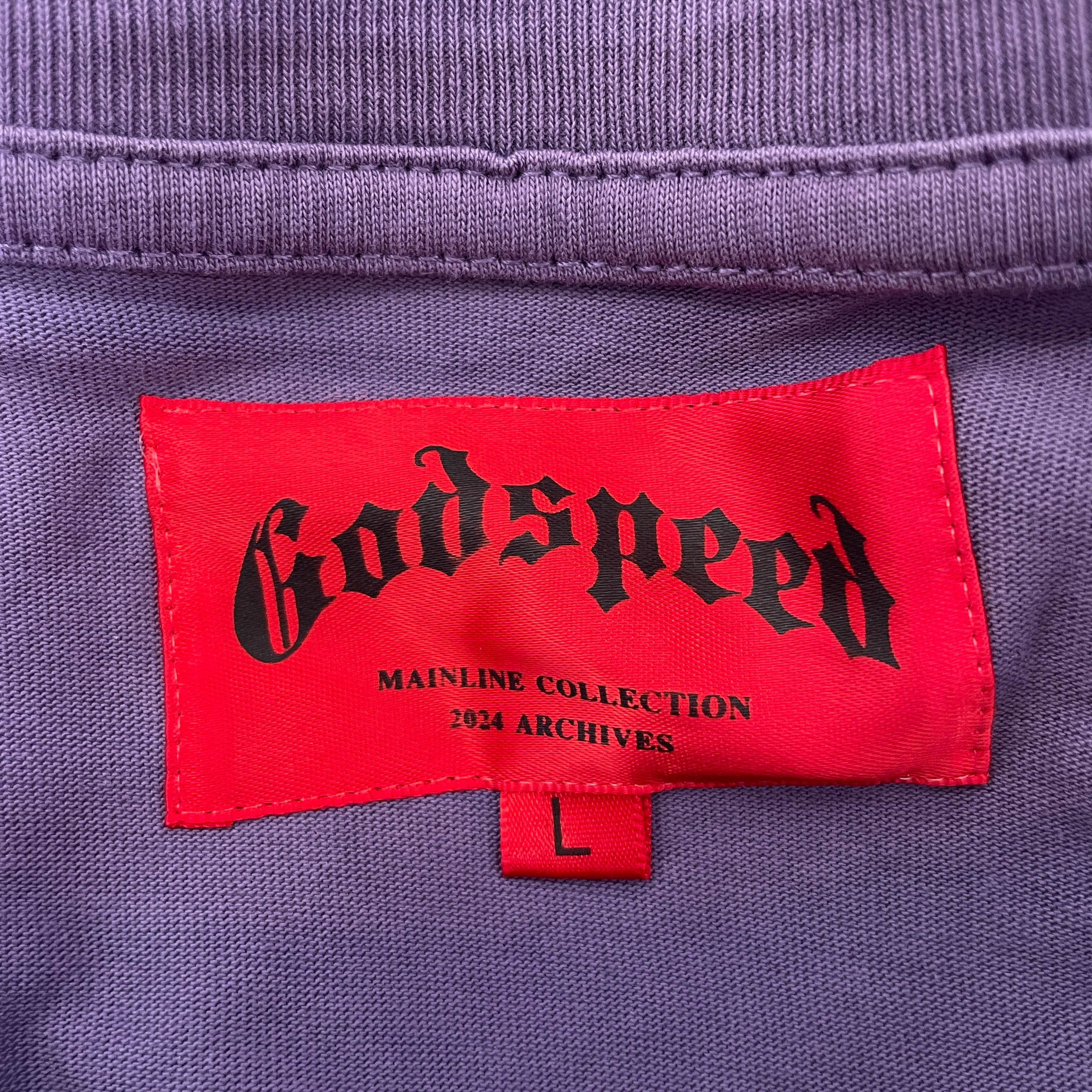 GODSPEED NEW YORK/T-Shirt/L/Cotton/PPL/Graphic/Drive-in Tee view 3