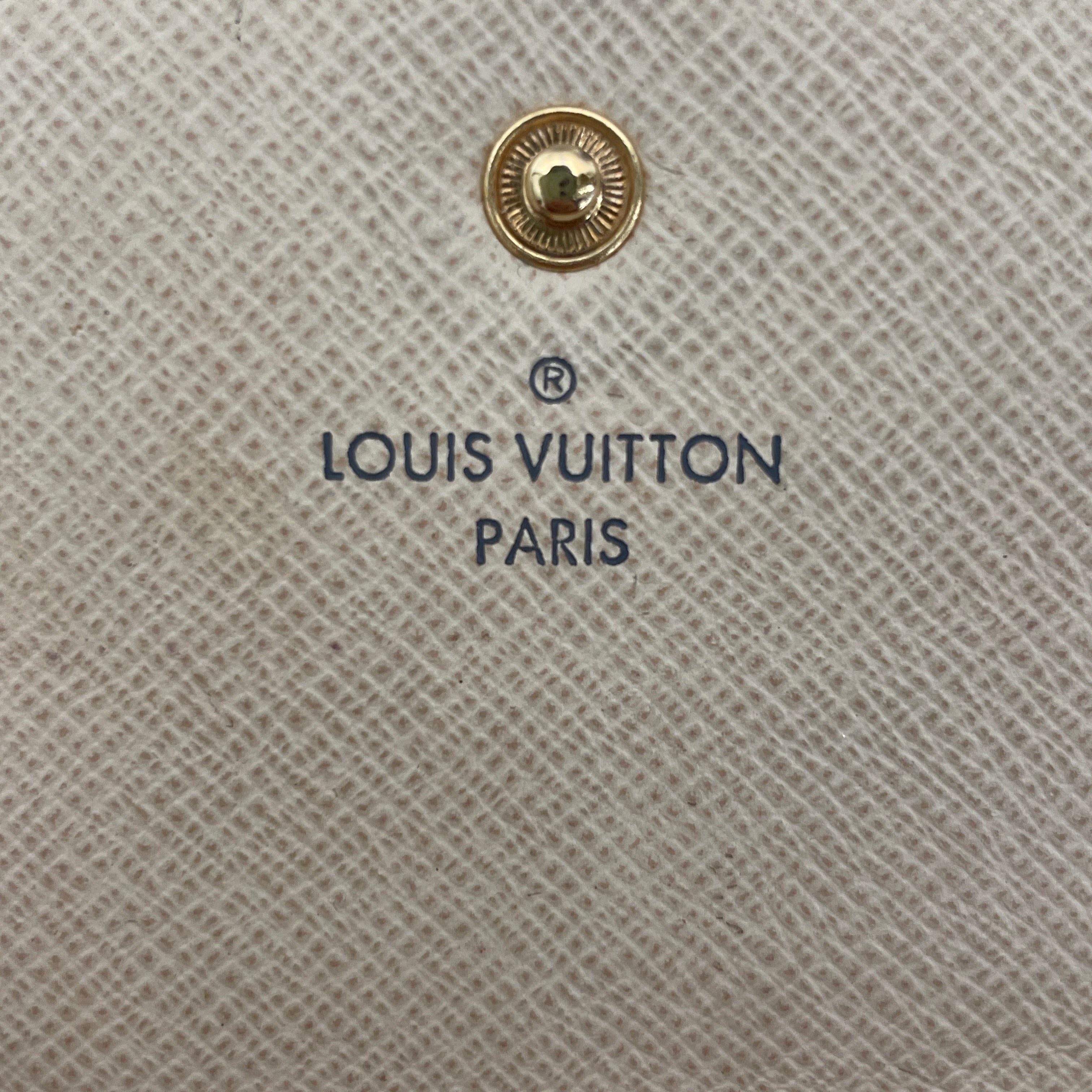 LOUIS VUITTON/Wallet/Monogram/Leather/WHT/L's/emilie damier snap view 5