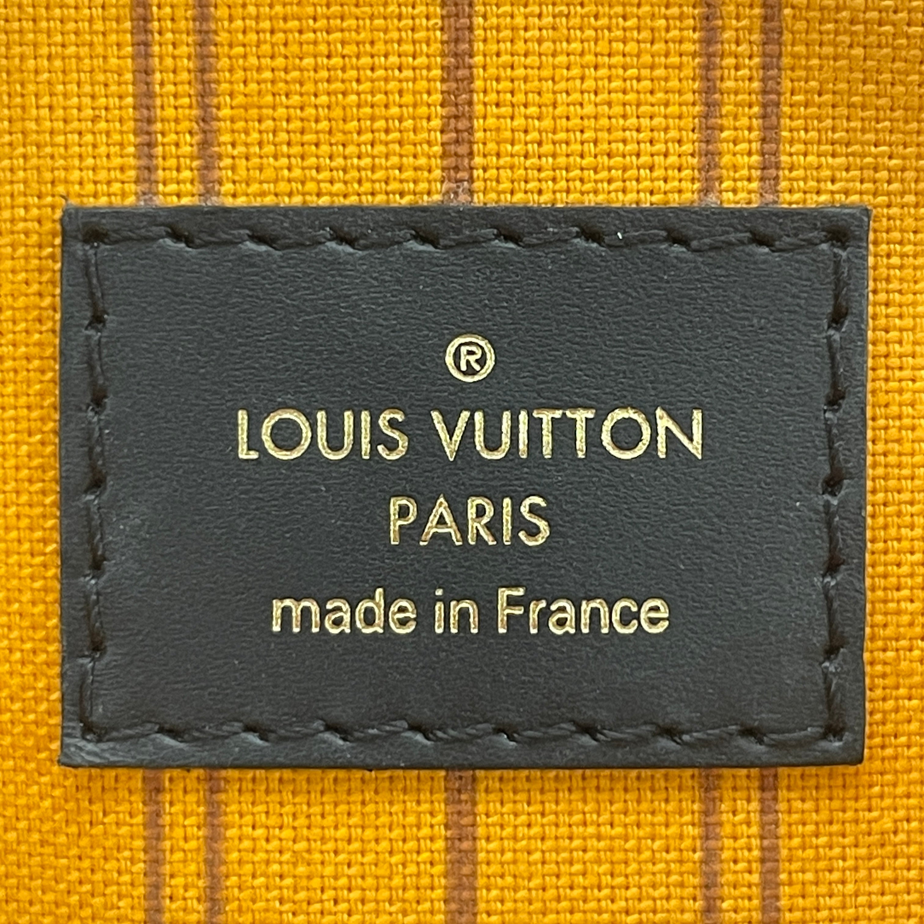 LOUIS VUITTON/Tote Bag/Monogram/Leather/BLK/monogram onthego view 5