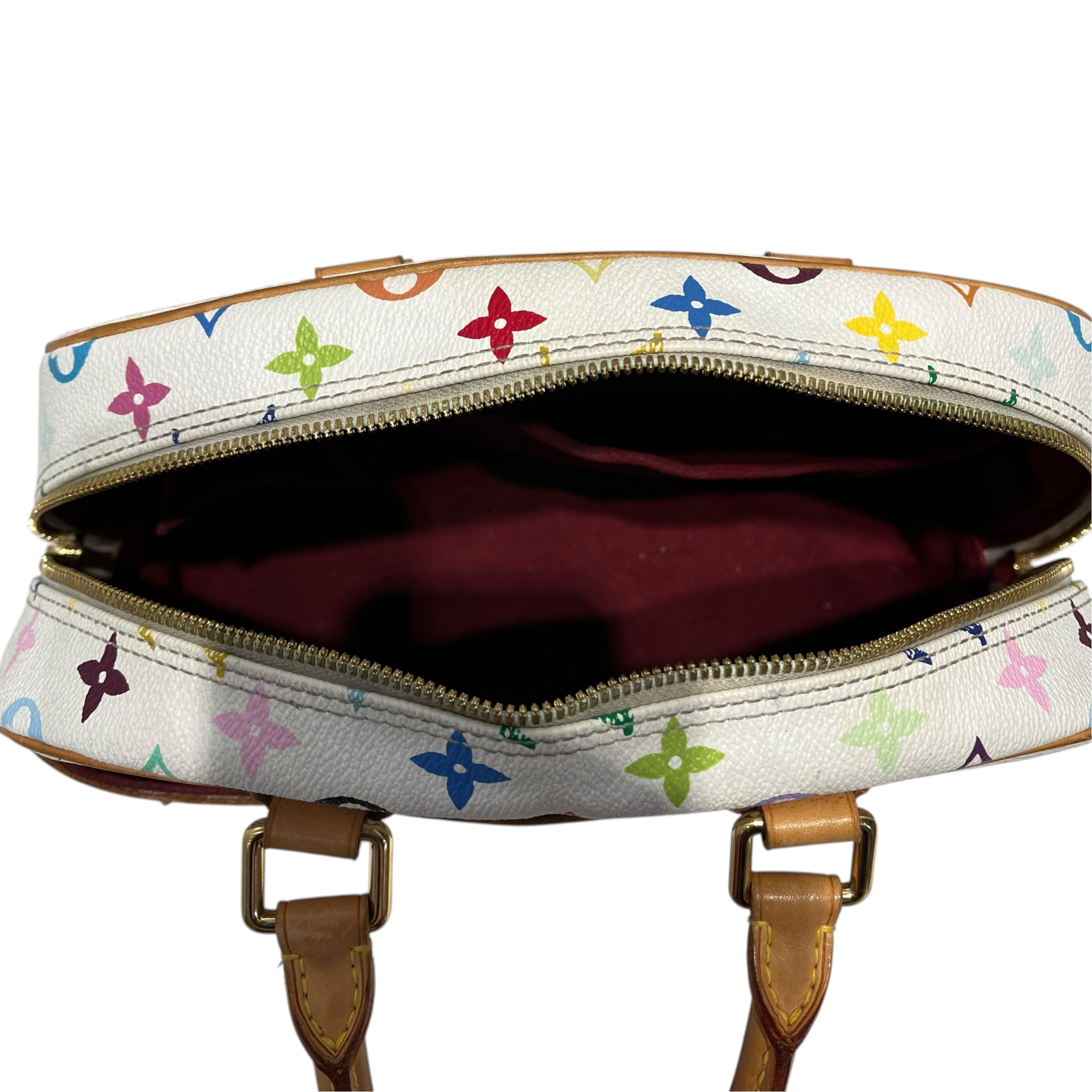 LOUIS VUITTON/Bag/Monogram/Leather/WHT/Trouville Multicolor Monogram view 4