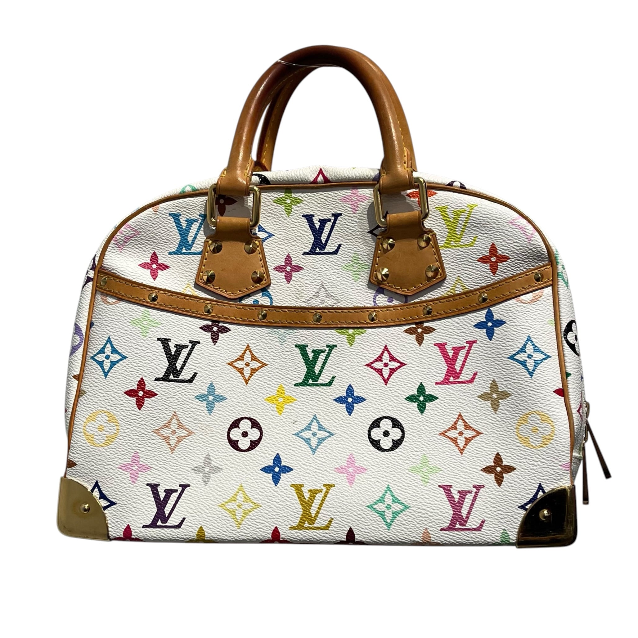 LOUIS VUITTON/Bag/Monogram/Leather/WHT/Trouville Multicolor Monogram view 1