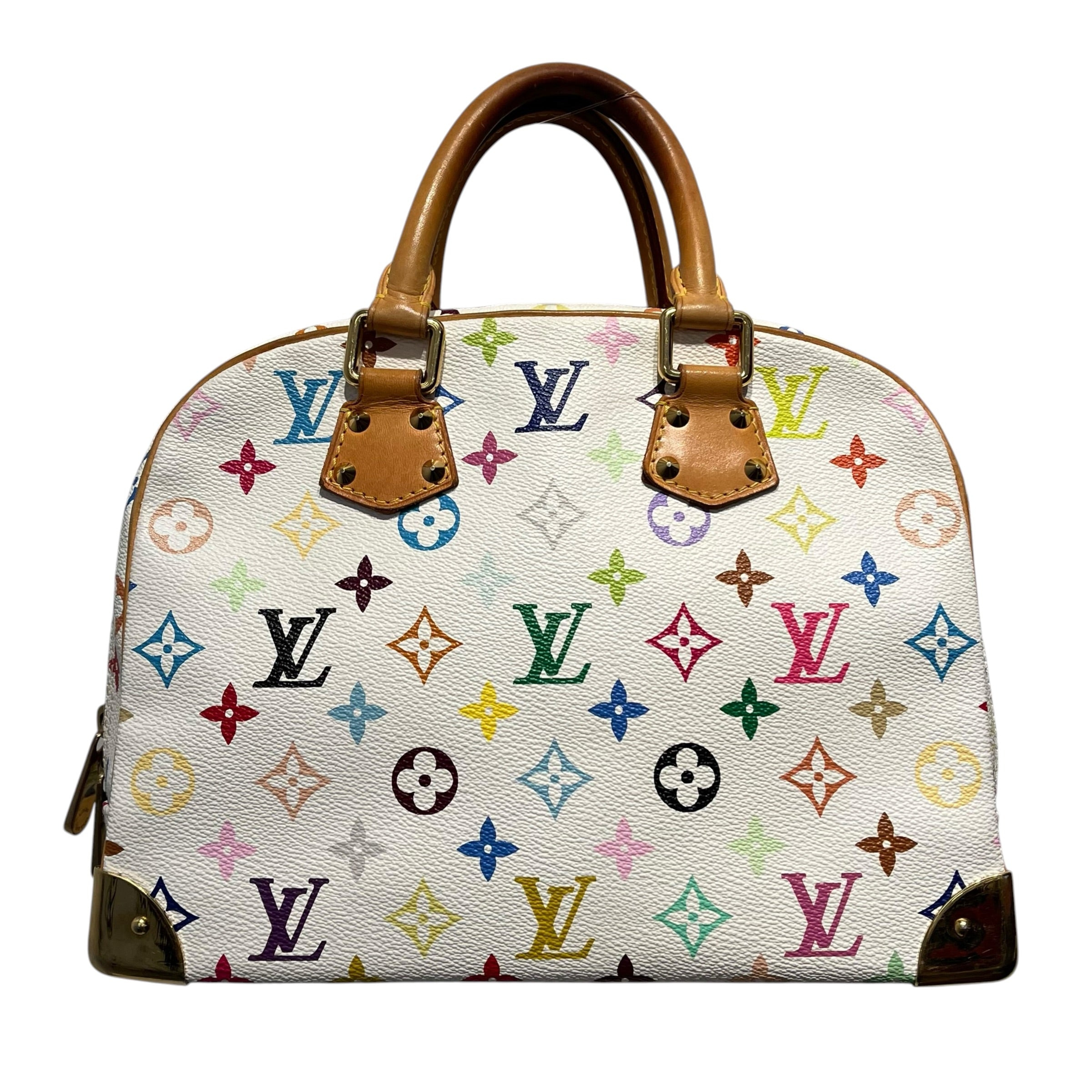 LOUIS VUITTON/Bag/Monogram/Leather/WHT/Trouville Multicolor Monogram view 2