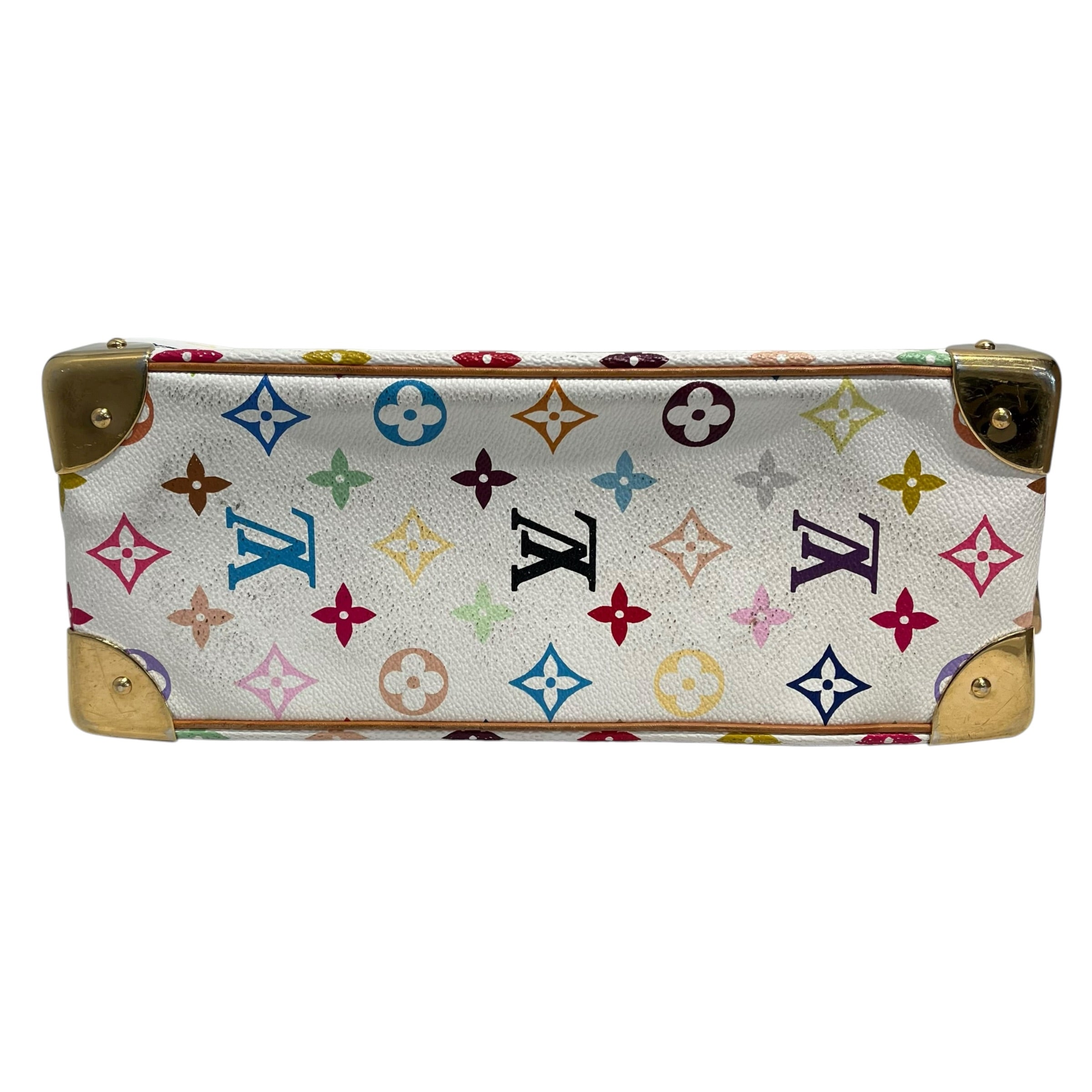 LOUIS VUITTON/Bag/Monogram/Leather/WHT/Trouville Multicolor Monogram view 3