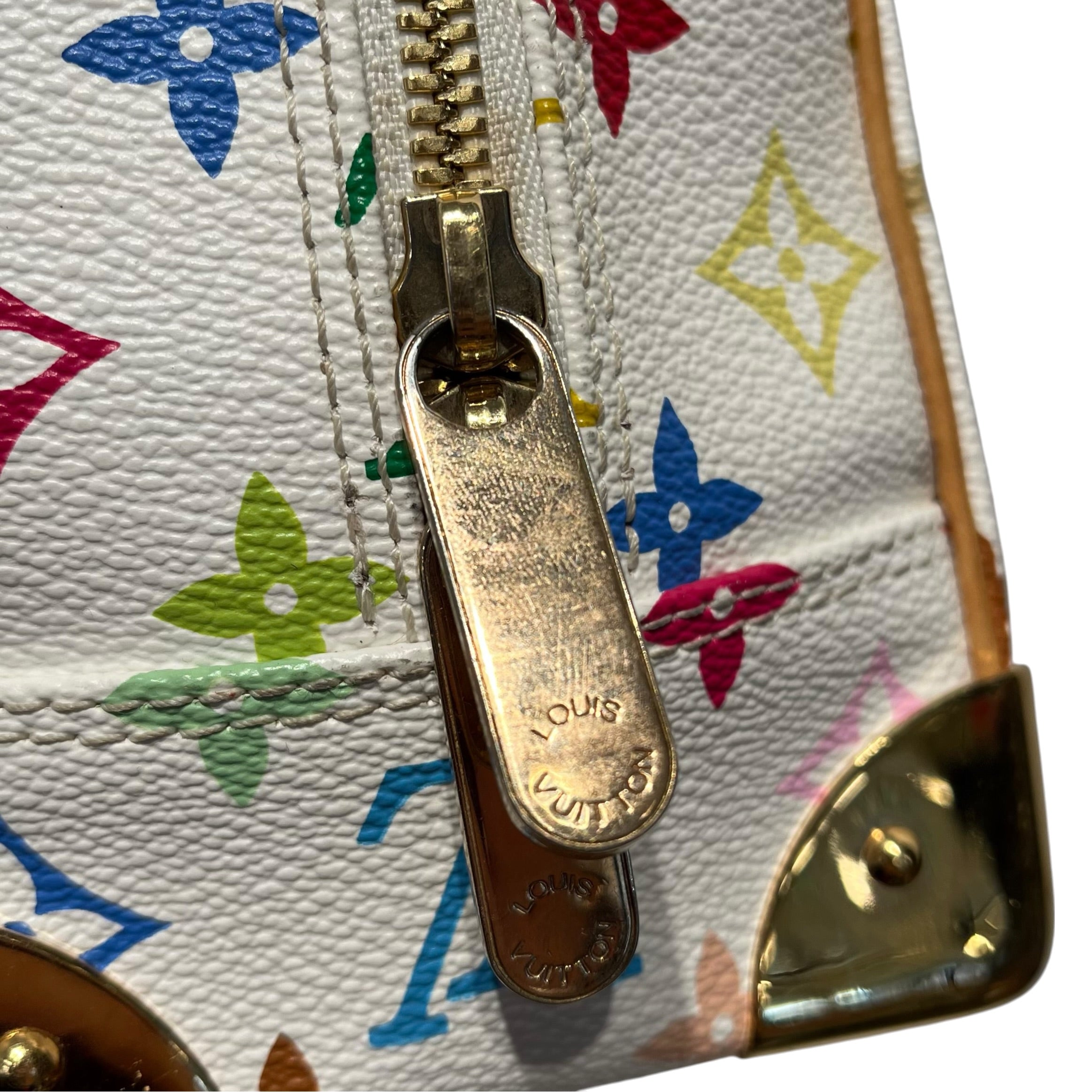 LOUIS VUITTON/Bag/Monogram/Leather/WHT/Trouville Multicolor Monogram view 5