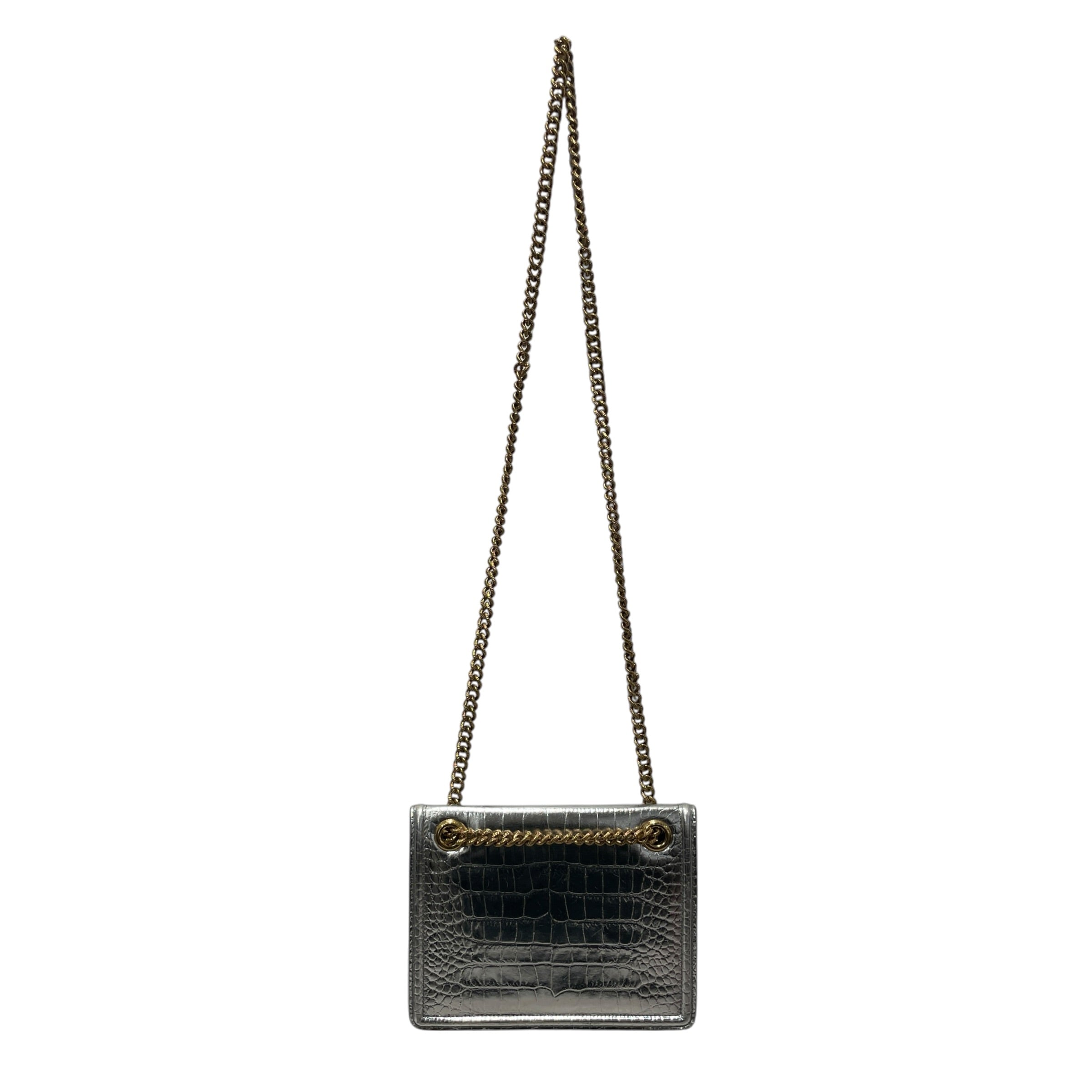DOLCE&GABBANA/Cross Body Bag/Leather/SLV/embossed leather devotion view 2