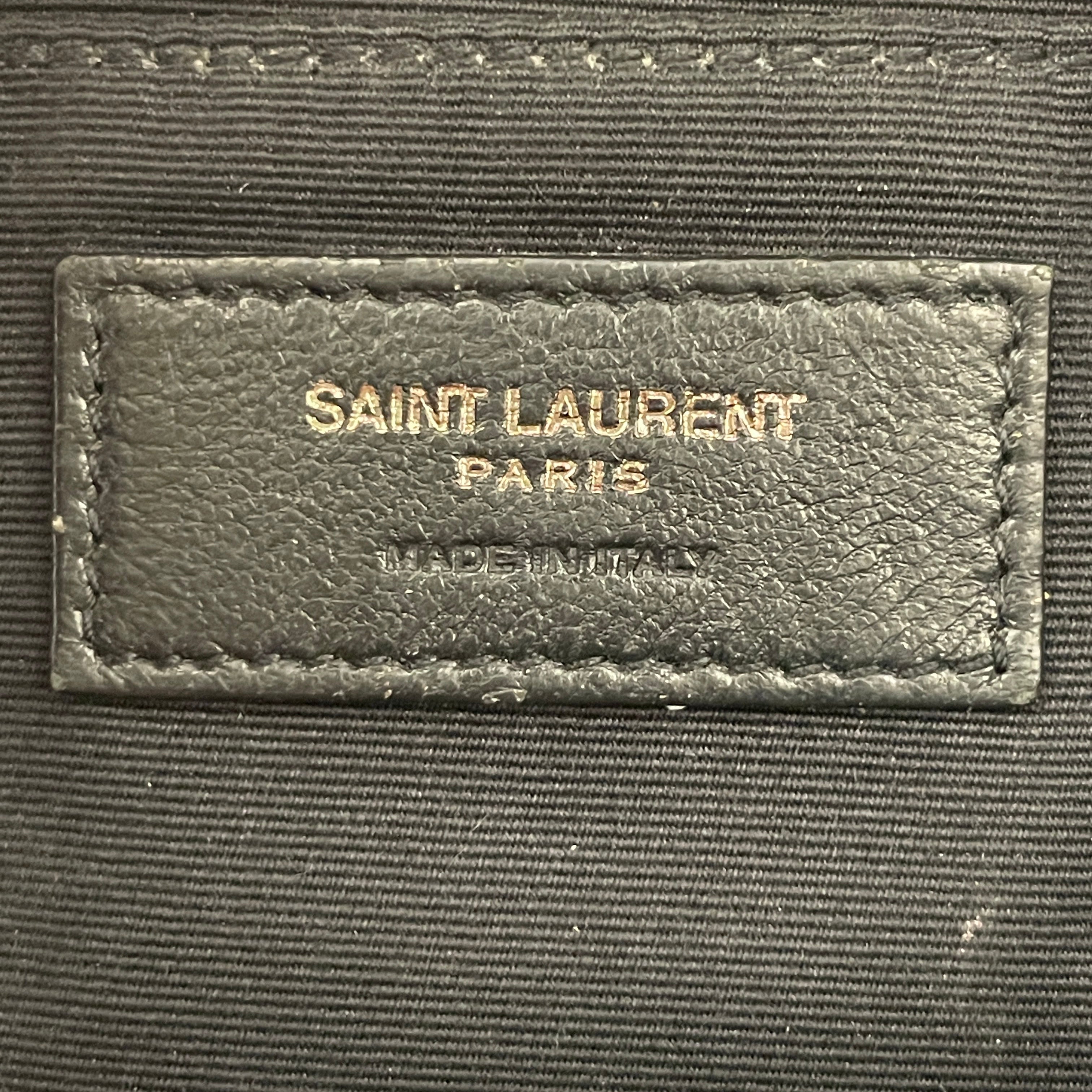 YVES SAINT LAURENT/Cross Body Bag/Leather/BLK/monogram lou camera bag view 5