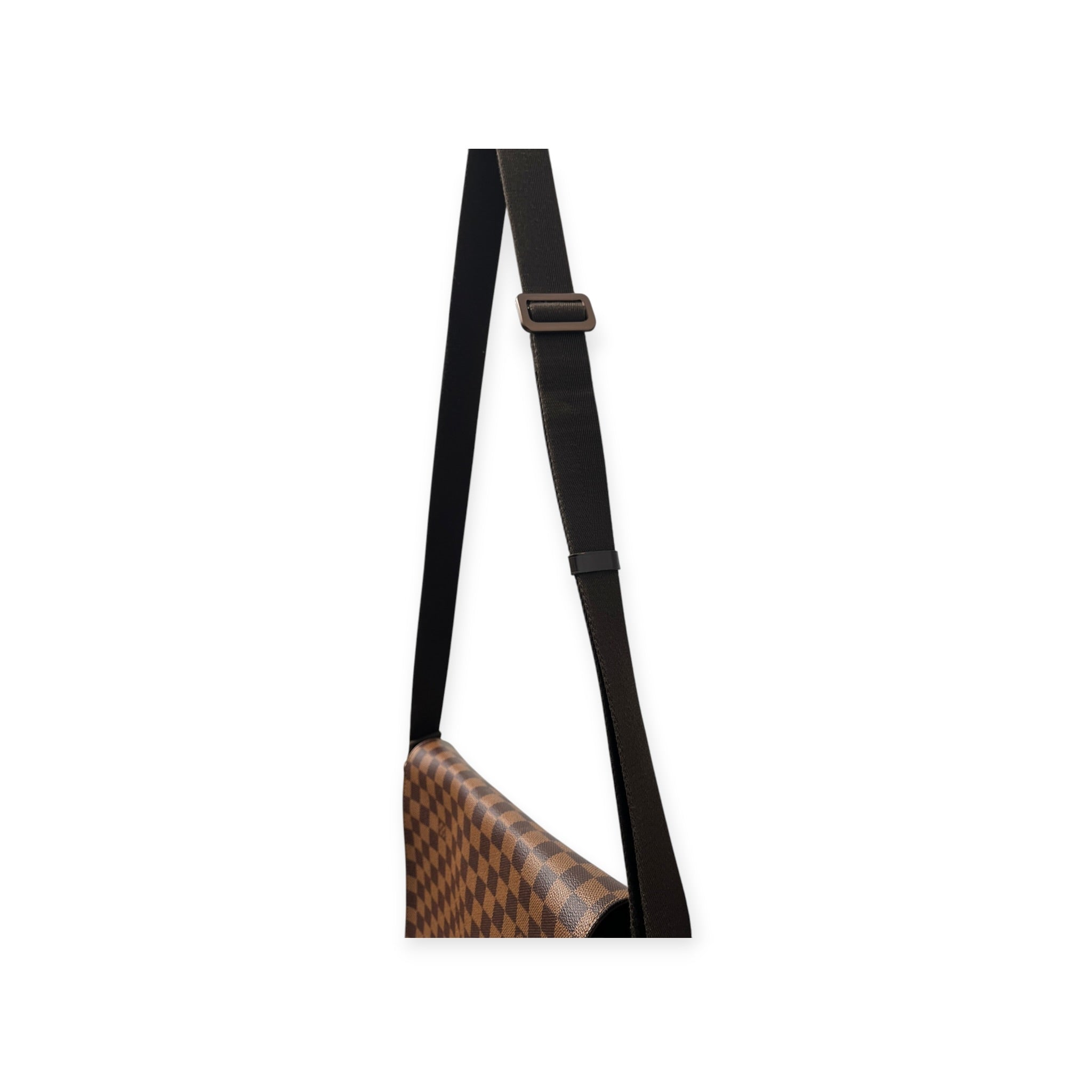 LOUIS VUITTON/Cross Body Bag/Leather/BRW/DAMIER EBENE BAG view 4