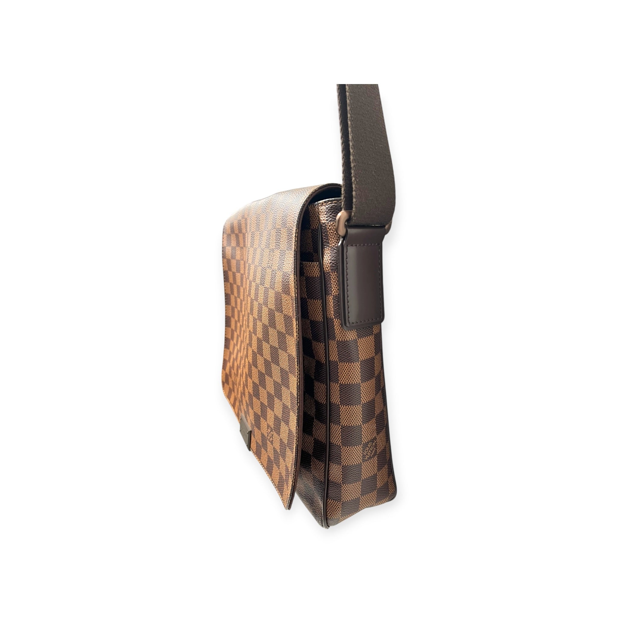 LOUIS VUITTON/Cross Body Bag/Leather/BRW/DAMIER EBENE BAG view 5