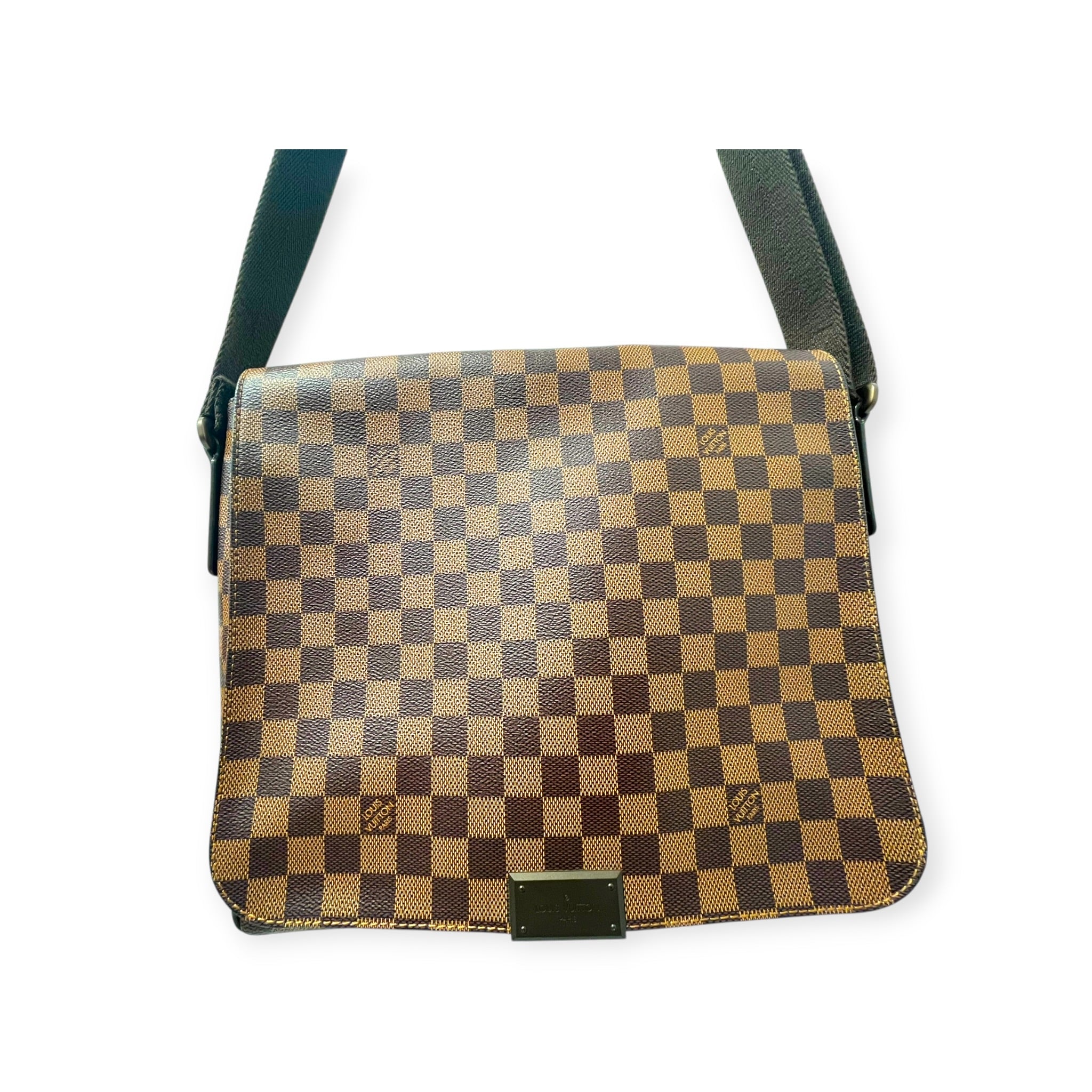 LOUIS VUITTON/Cross Body Bag/Leather/BRW/DAMIER EBENE BAG view 2