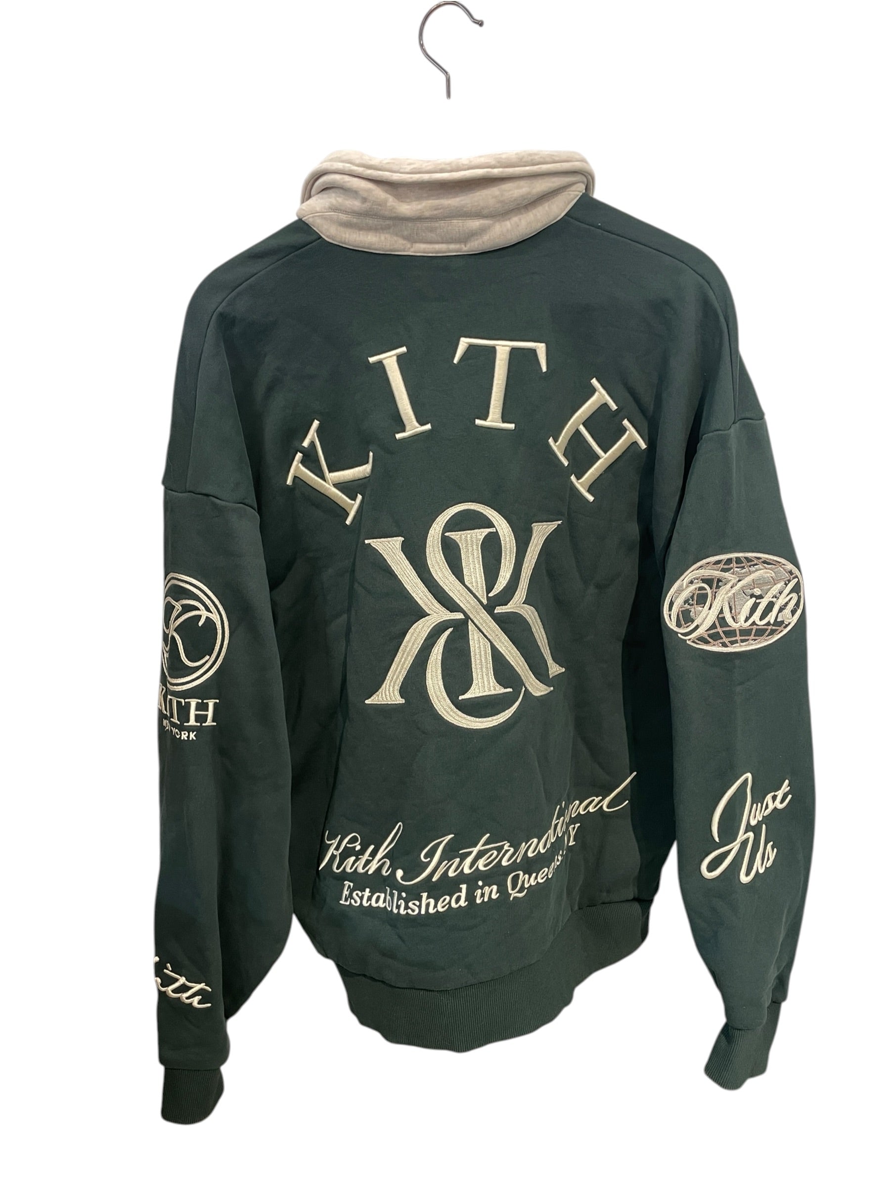 KITH/Sweatshirt/M/Cotton/GRN/Nelson Collared Pullover view 2