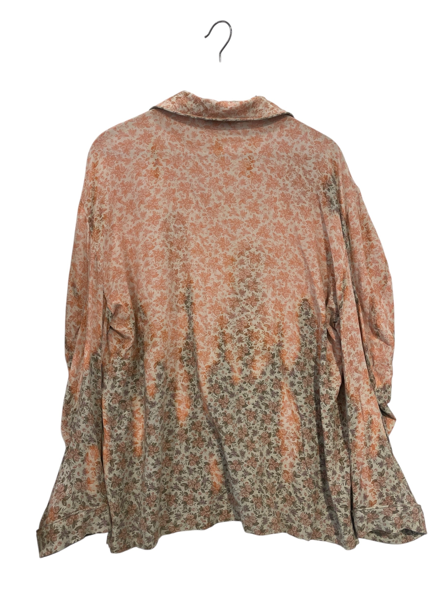 Acne Studios/LS Shirt/34/Floral Pattern/Cotton/PNK/PNK FLORAL BUTTON UP view 2