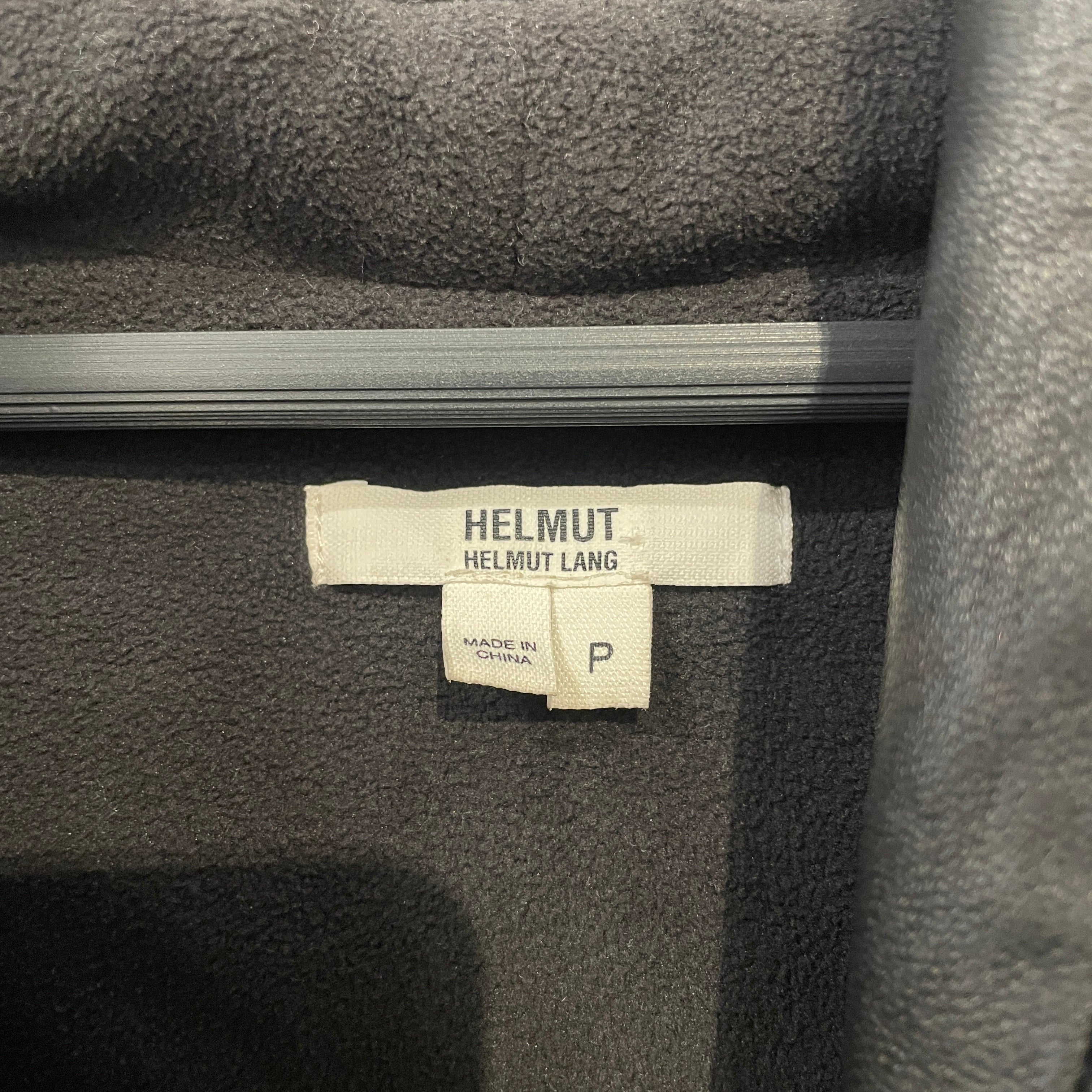 Helmut Lang/Leather Jkt/S/Leather/BLK/black leather hooded zip view 3