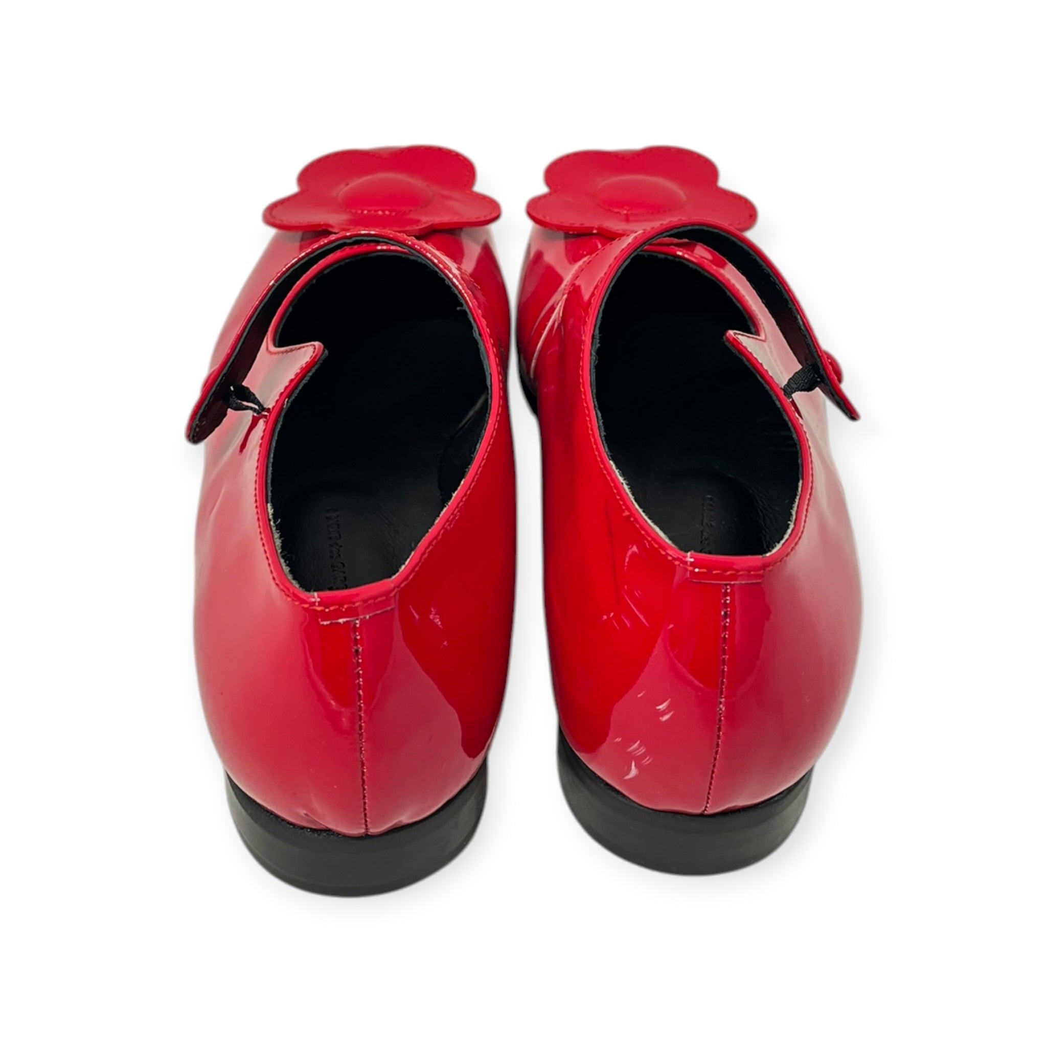COMME des GARCONS/Dress Shoes/US 4/Leather/RED/RED FLOWER PETAL DRESS SHOE view 3
