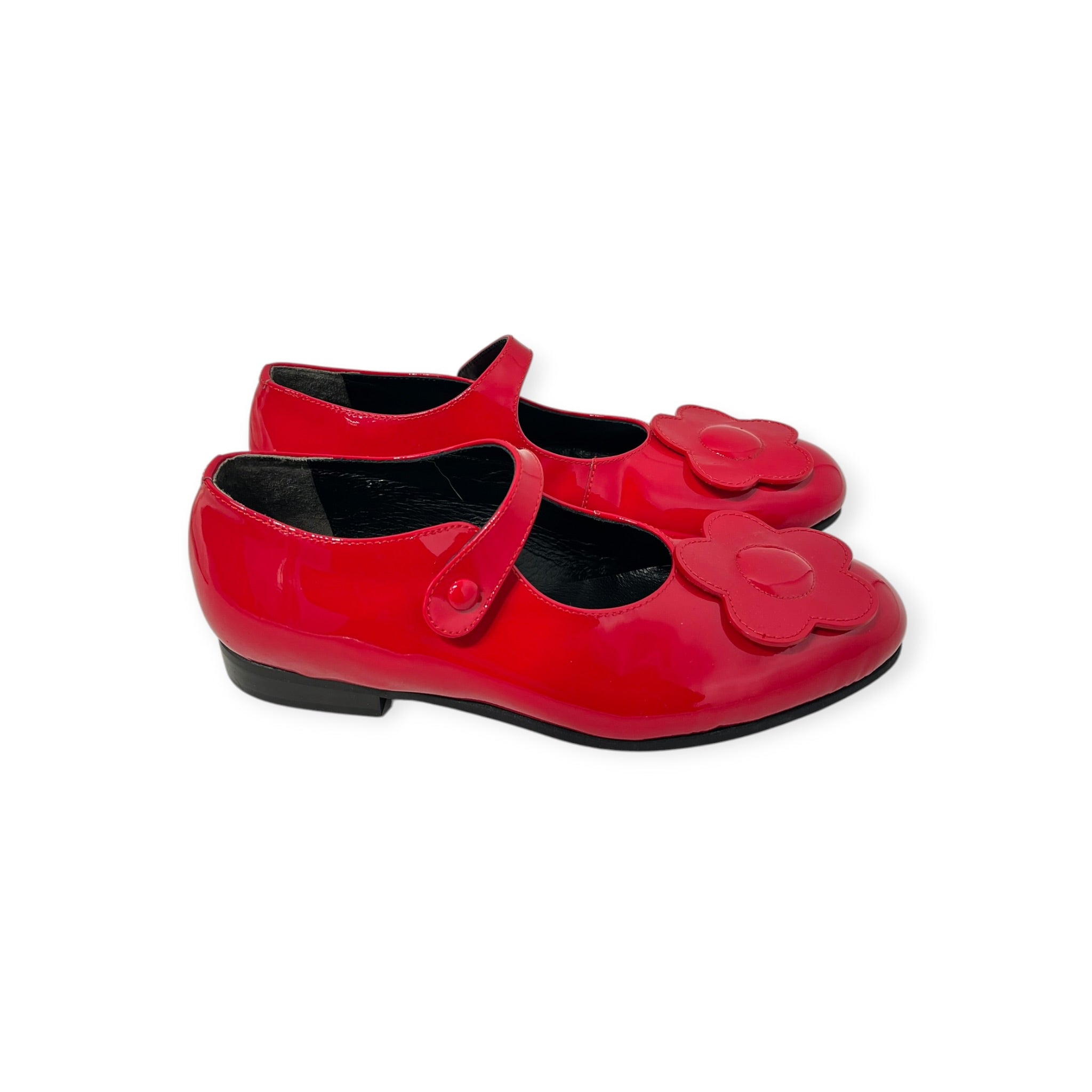 COMME des GARCONS/Dress Shoes/US 4/Leather/RED/RED FLOWER PETAL DRESS SHOE view 4