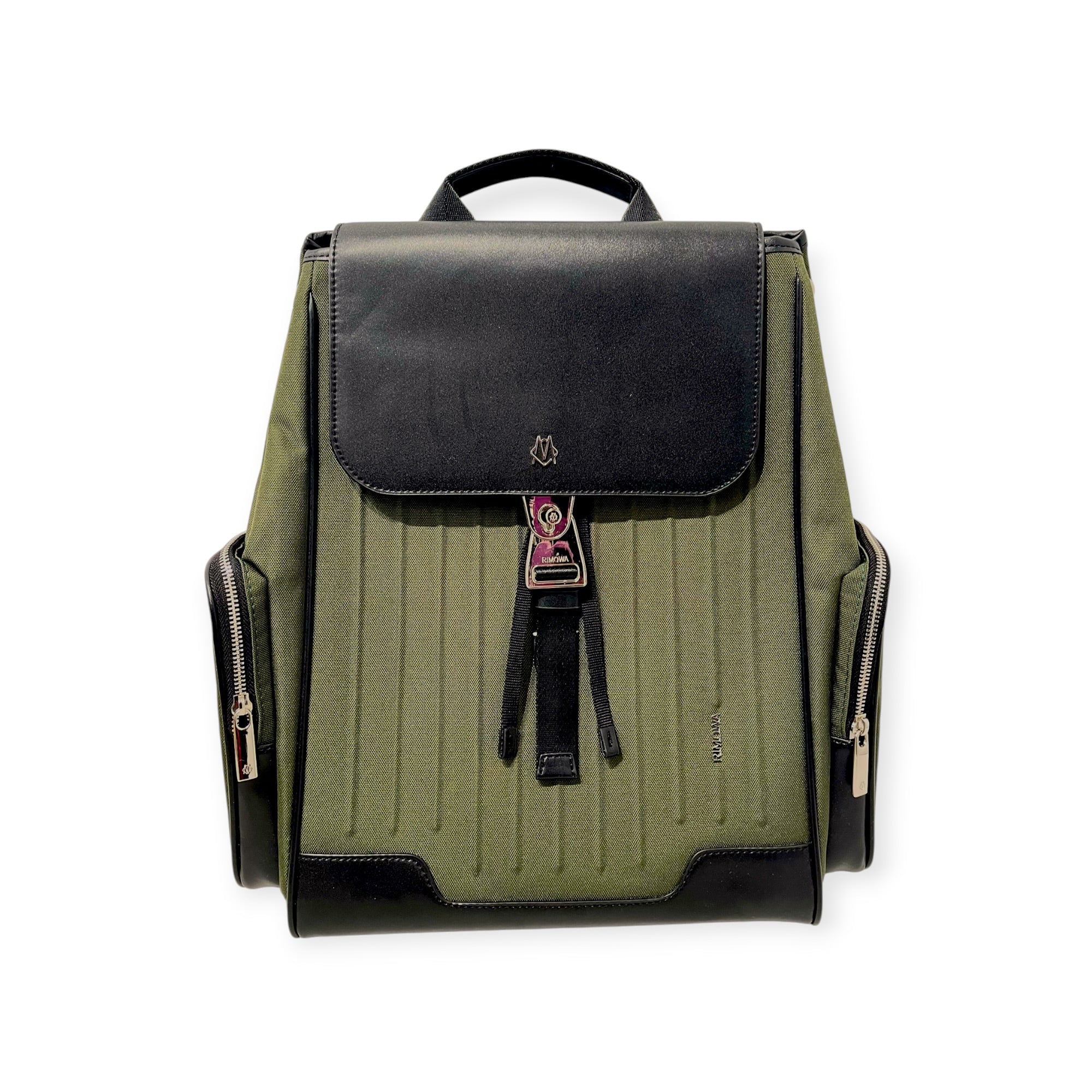 RIMOWA/Backpack/Cotton/GRN/CANVAS LEATHER POUCH view 1