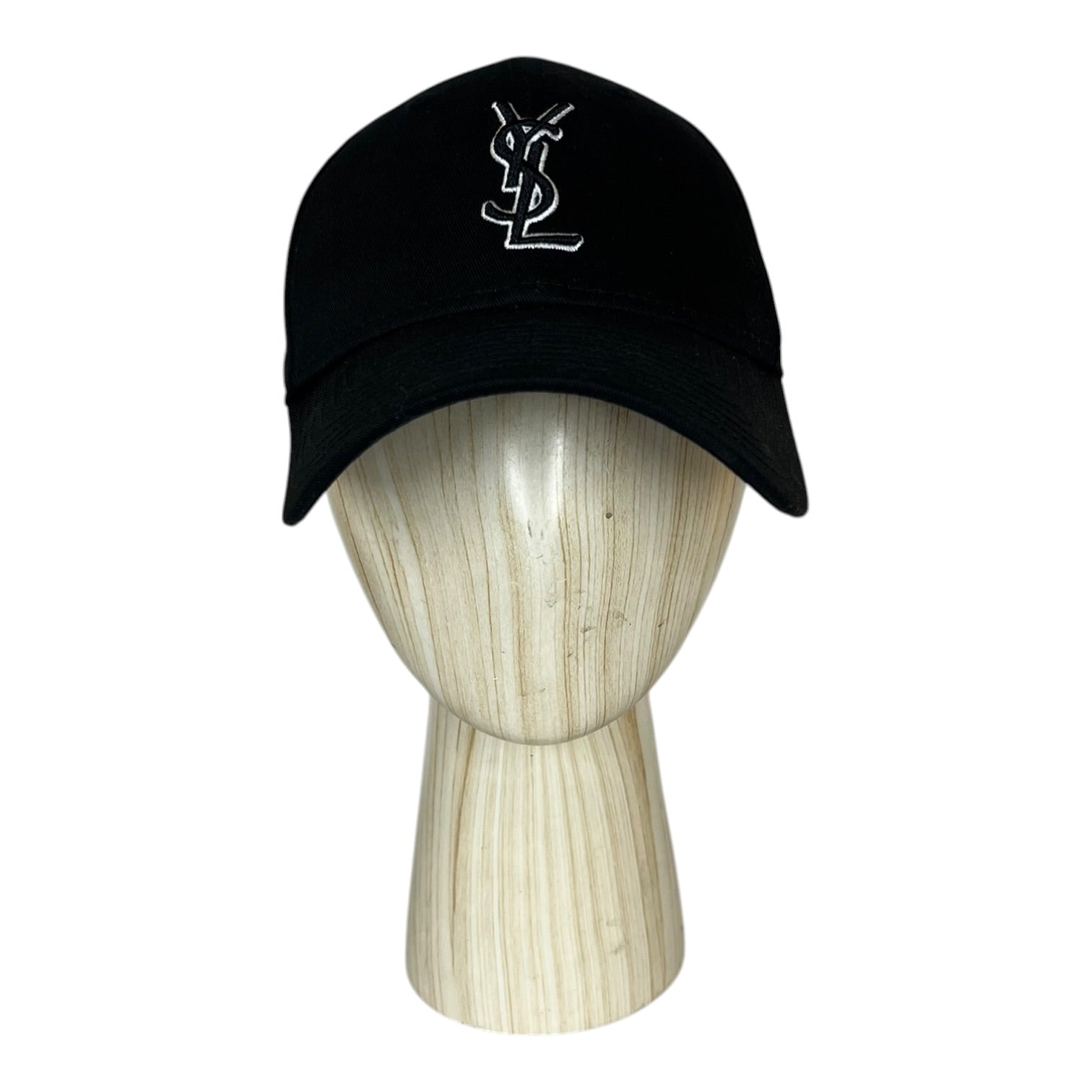 YVES SAINT LAURENT/NEW ERA/Cap/OS/Cotton/BLK/L's/YSL LOGO view 1