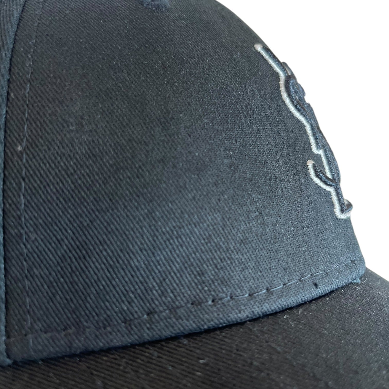 YVES SAINT LAURENT/NEW ERA/Cap/OS/Cotton/BLK/L's/YSL LOGO view 3