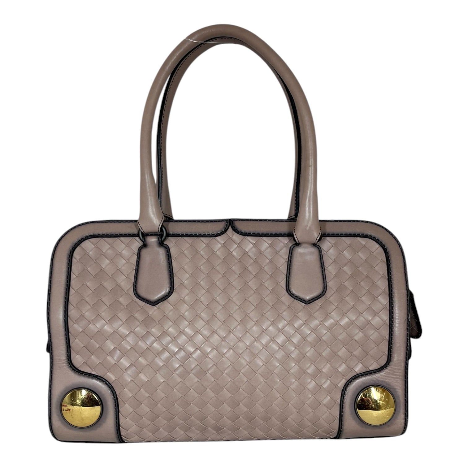 BOTTEGA VENETA/Hand Bag/Leather/PNK/INTRECCIATO W/ GOLD HARDWARE view 2