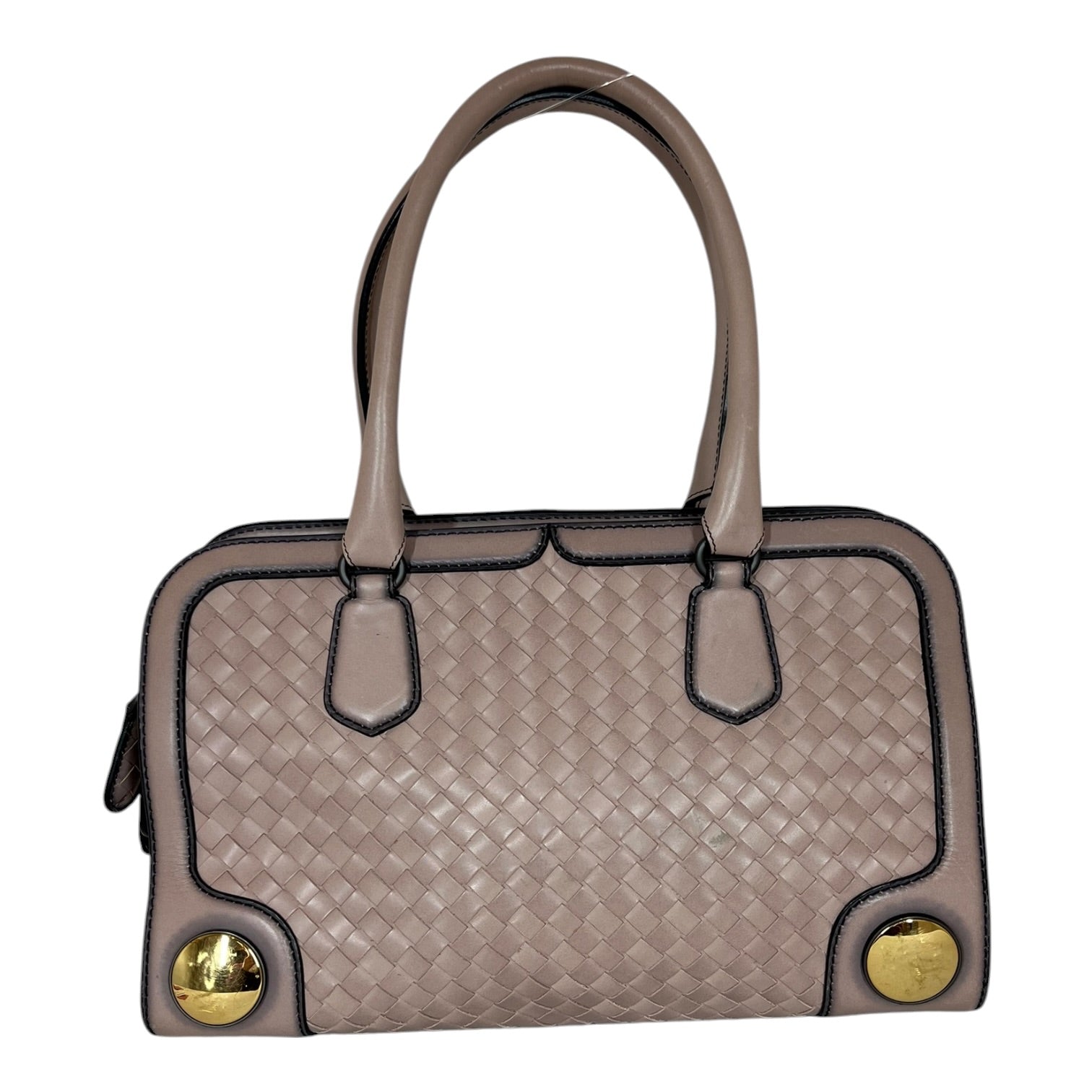 BOTTEGA VENETA/Hand Bag/Leather/PNK/INTRECCIATO W/ GOLD HARDWARE view 1