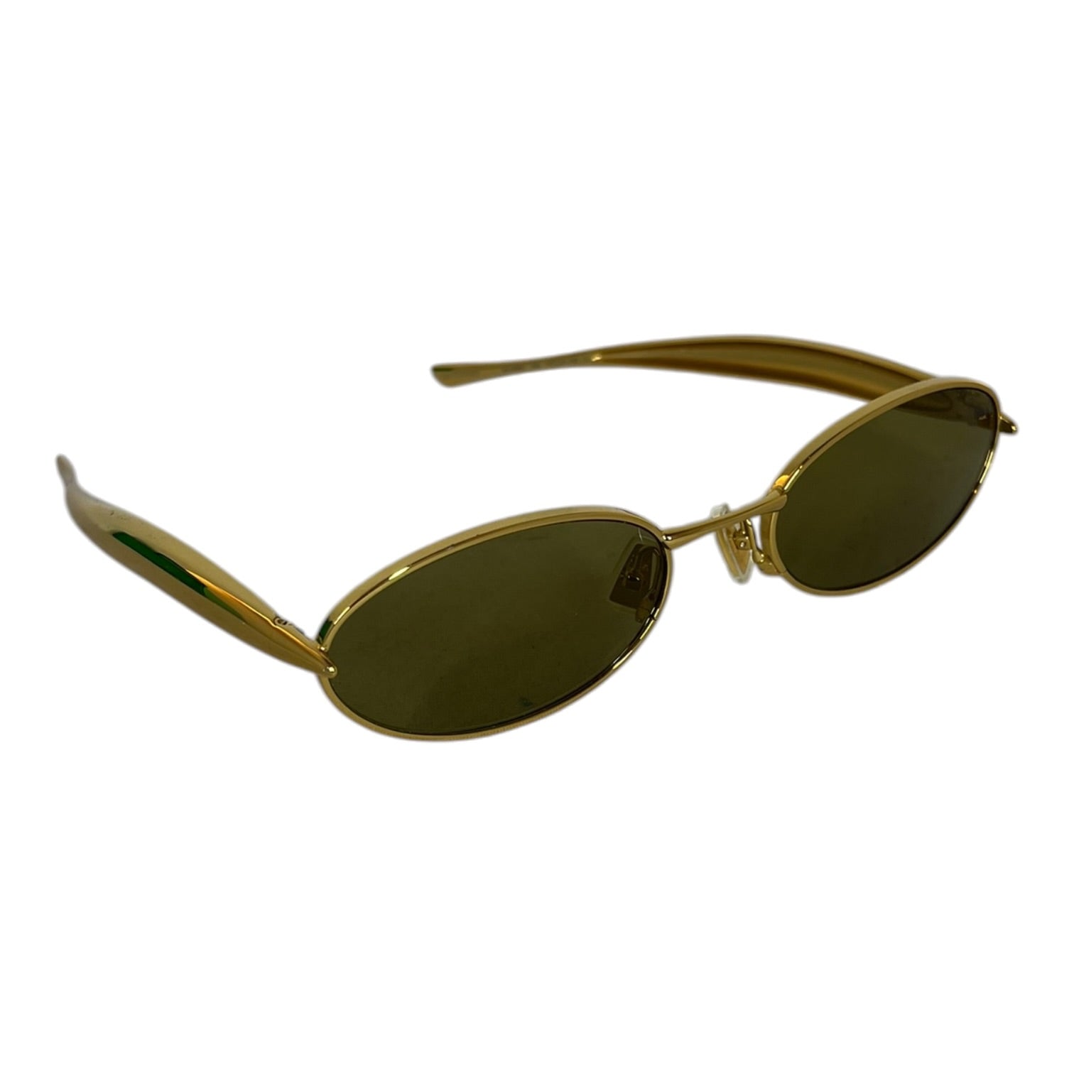 BOTTEGA VENETA/Sunglasses/Metal/GLD/L's/OVAL SUNGLASSES view 3