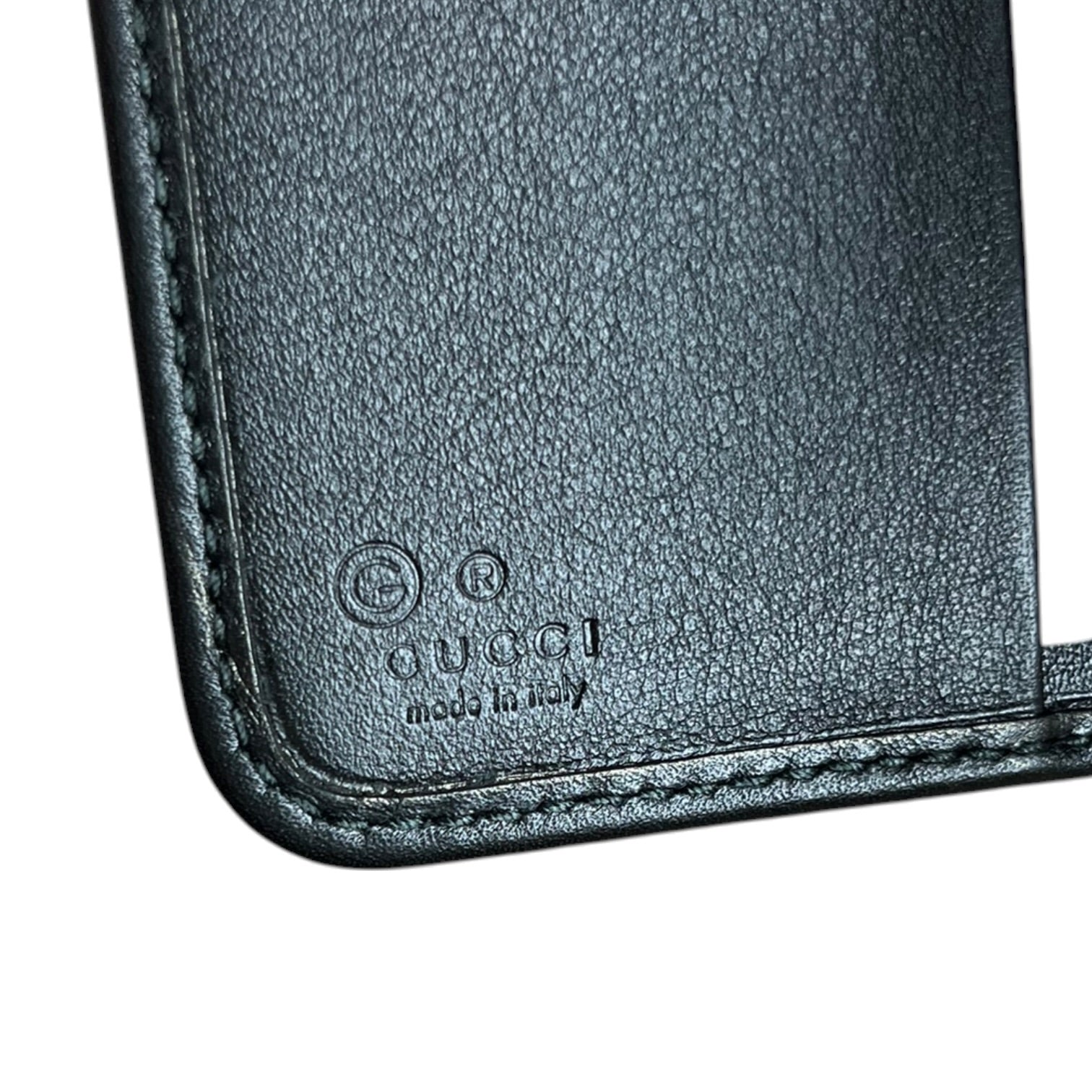 GUCCI/Long Wallet/Monogram/Leather/BLK/L's/MICROGUCCISSIMA LONG ZIP/ FOLD view 7