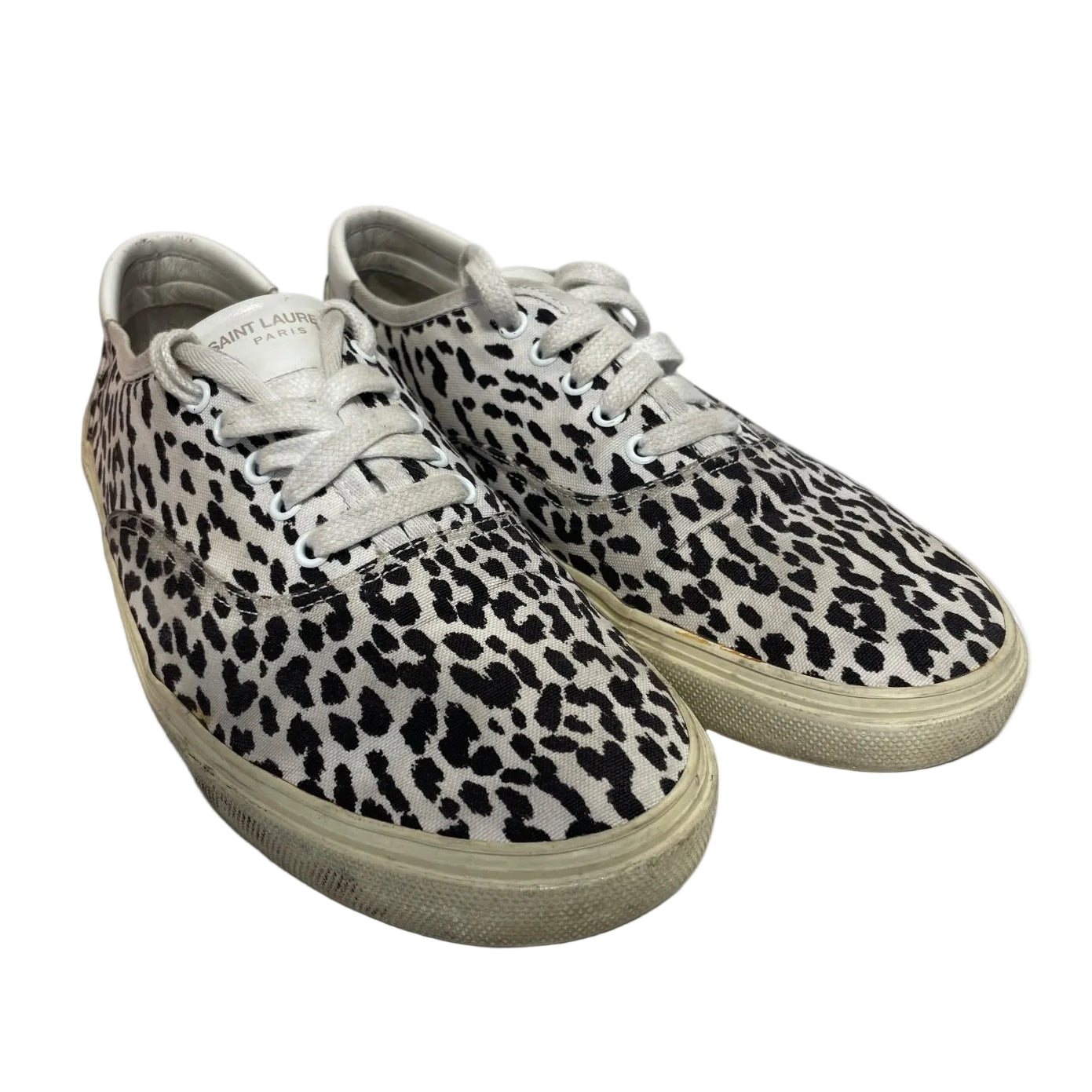 SAINT LAURENT/Low-Sneakers/EU 46/Leopard/Cotton/WHT/leopard view 1