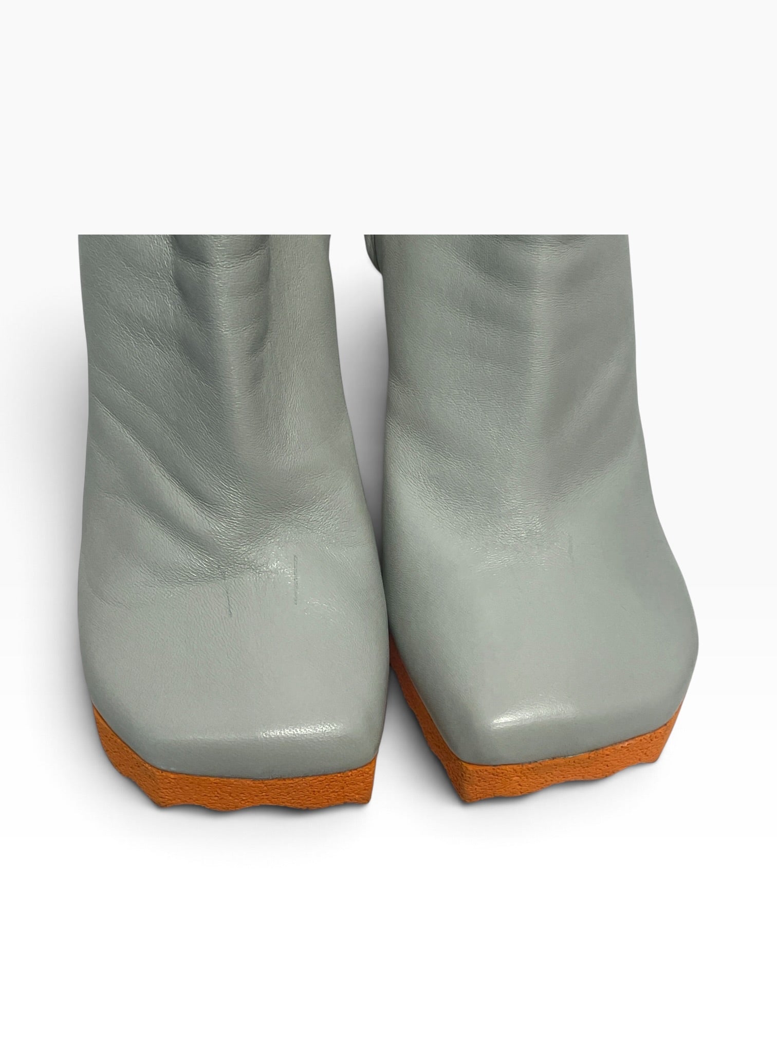 OFF-WHITE/Boots/EU 40/Leather/SLV/NAPPA SPONGE ANKLE BOOT view 3