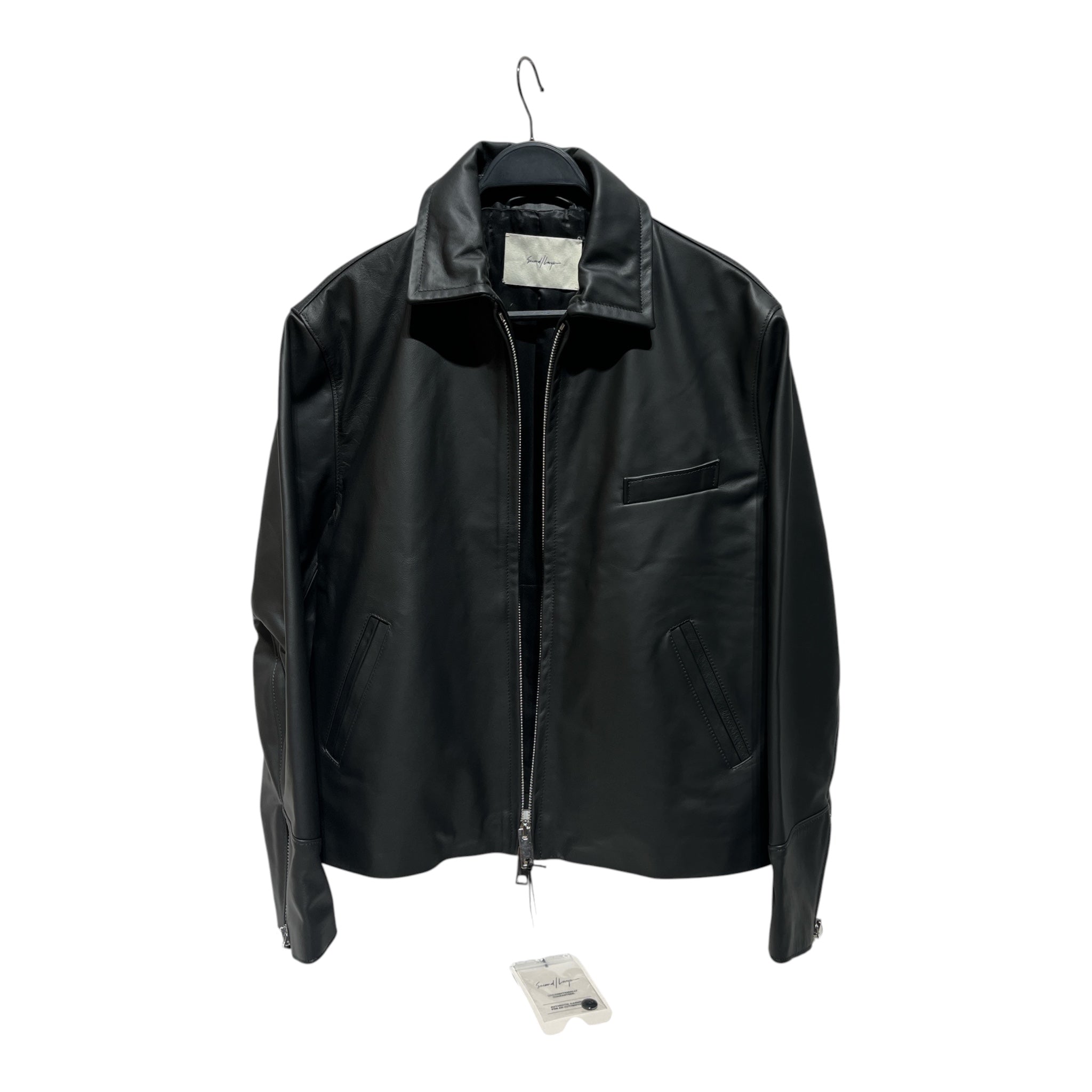 Second/Layer/Leather Jkt/46/Leather/BLK/RIDER JACKET view 1