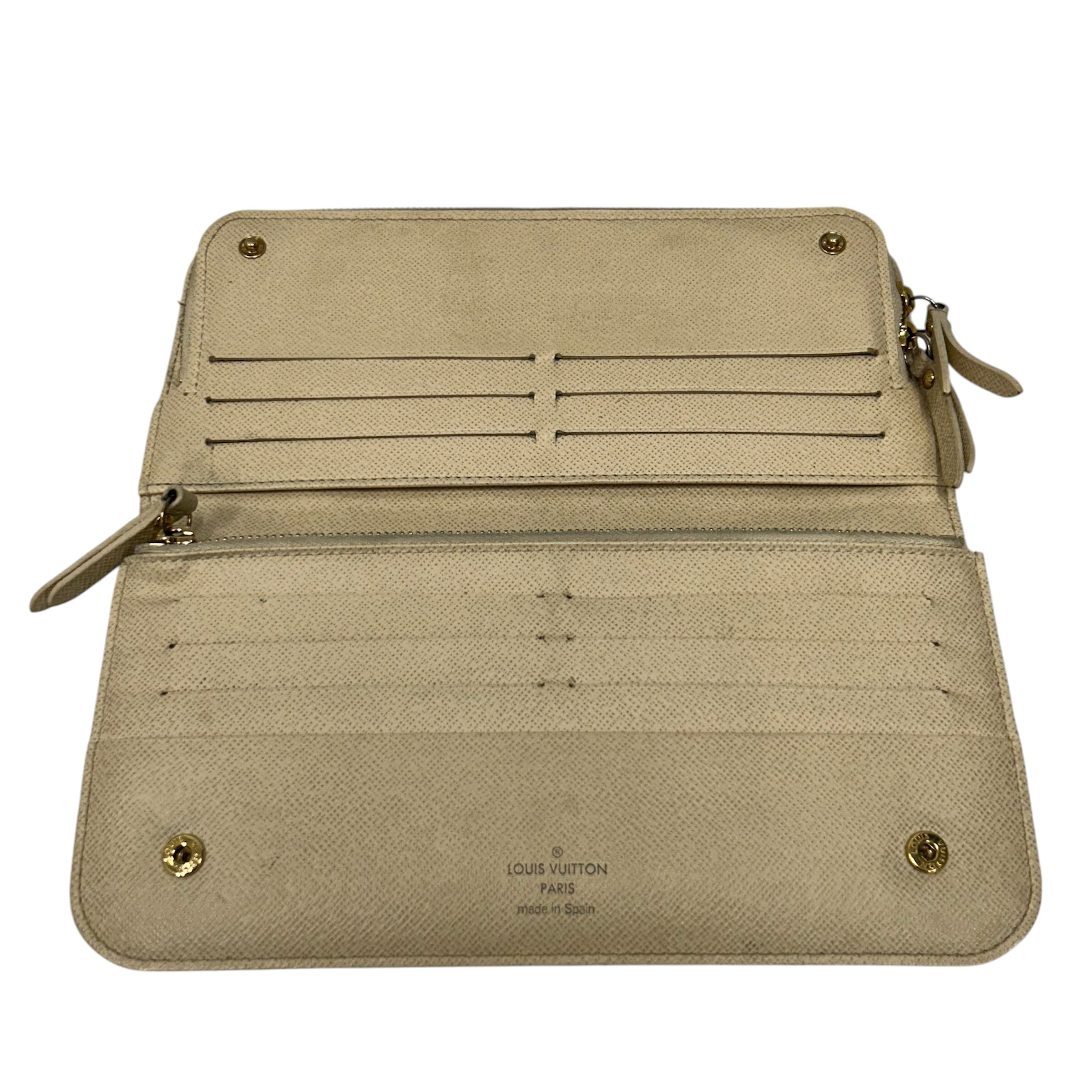 LOUIS VUITTON/Long Wallet/Monogram/Leather/WHT/L's/DAMIER AZUR view 4