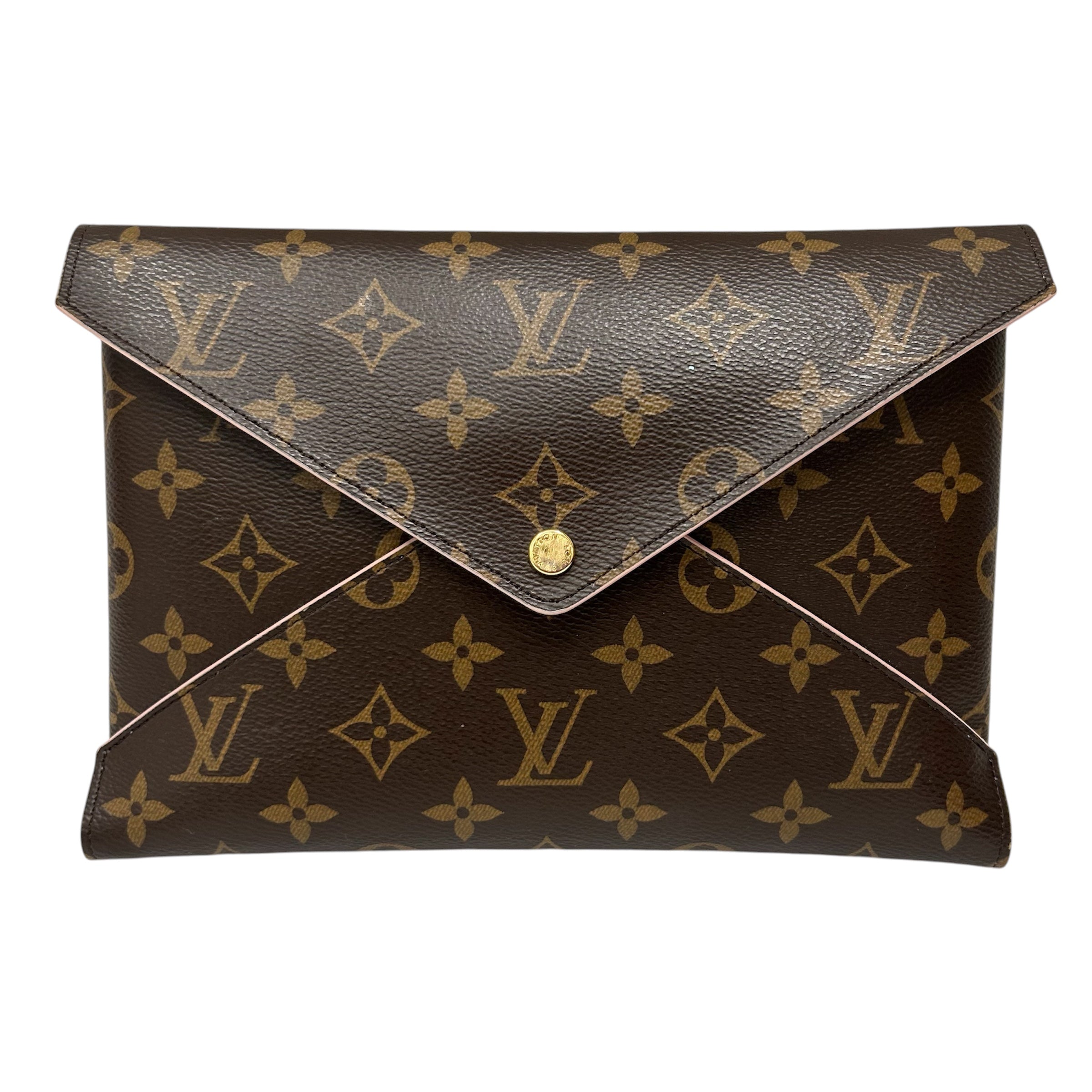 LOUIS VUITTON/Clutch Bag/Monogram/Leather/BRW/KIRIGAMI POCHETTE view 1