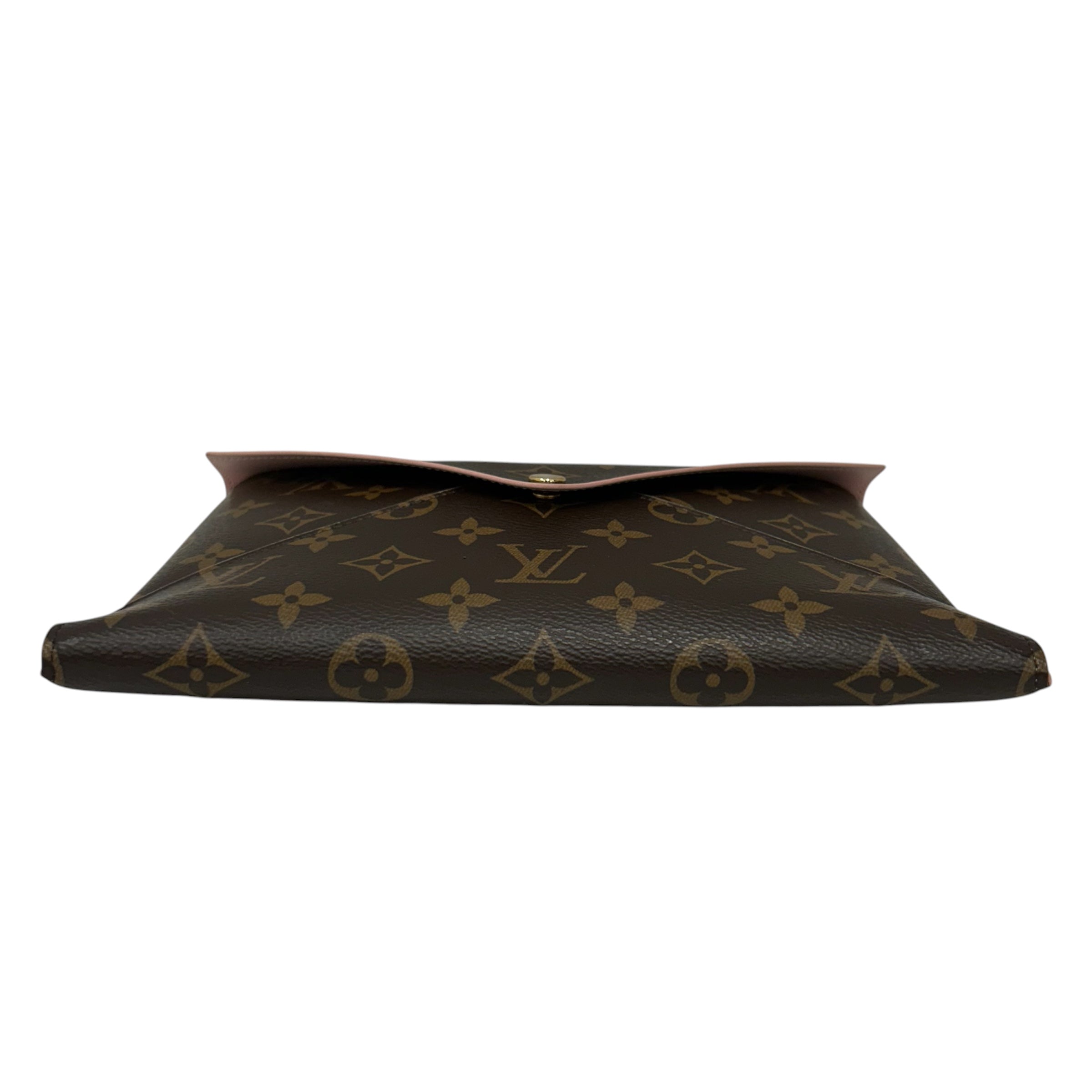 LOUIS VUITTON/Clutch Bag/Monogram/Leather/BRW/KIRIGAMI POCHETTE view 3