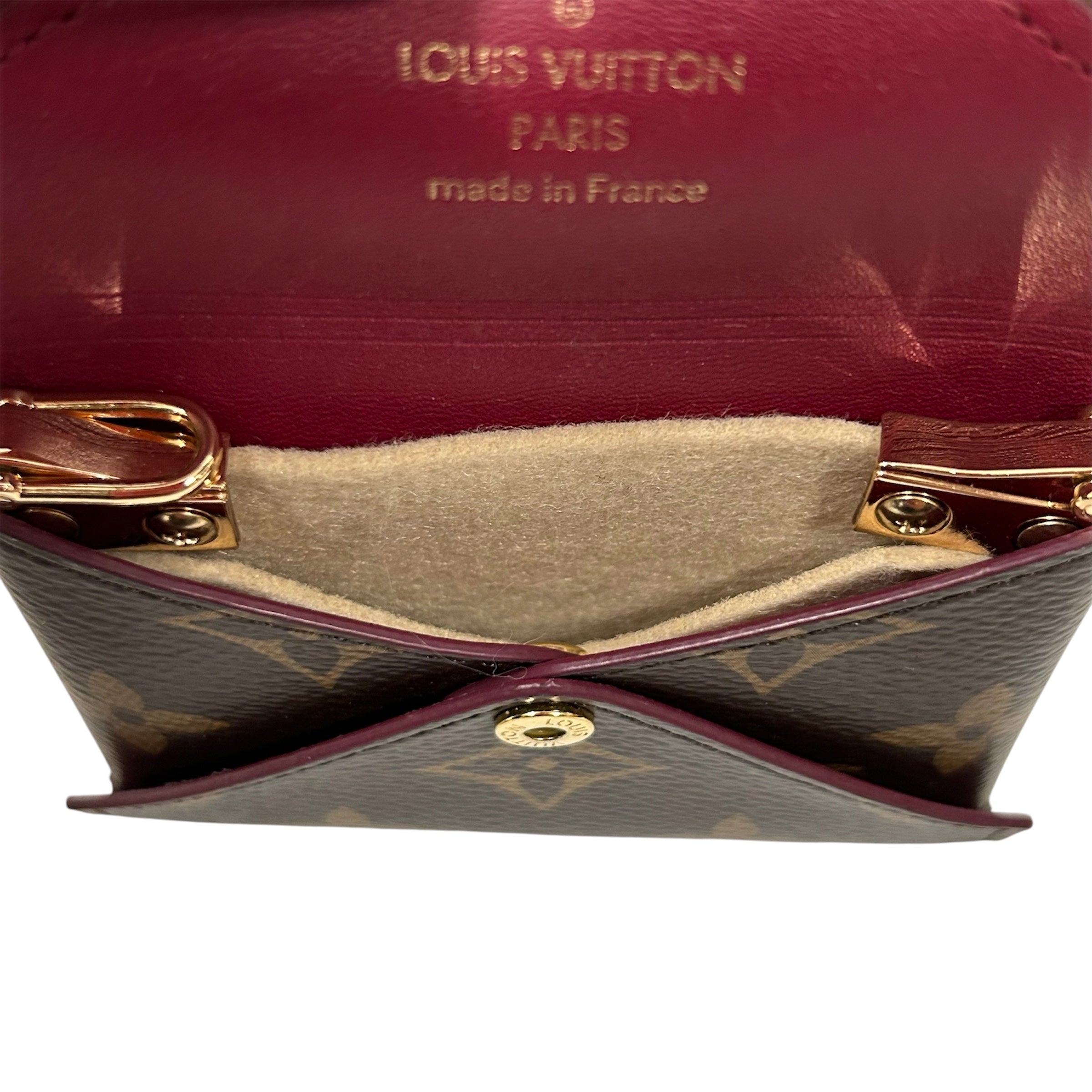 LOUIS VUITTON/Clutch Bag/Monogram/Leather/BRW/KIRIGAMI POCHETTE view 5