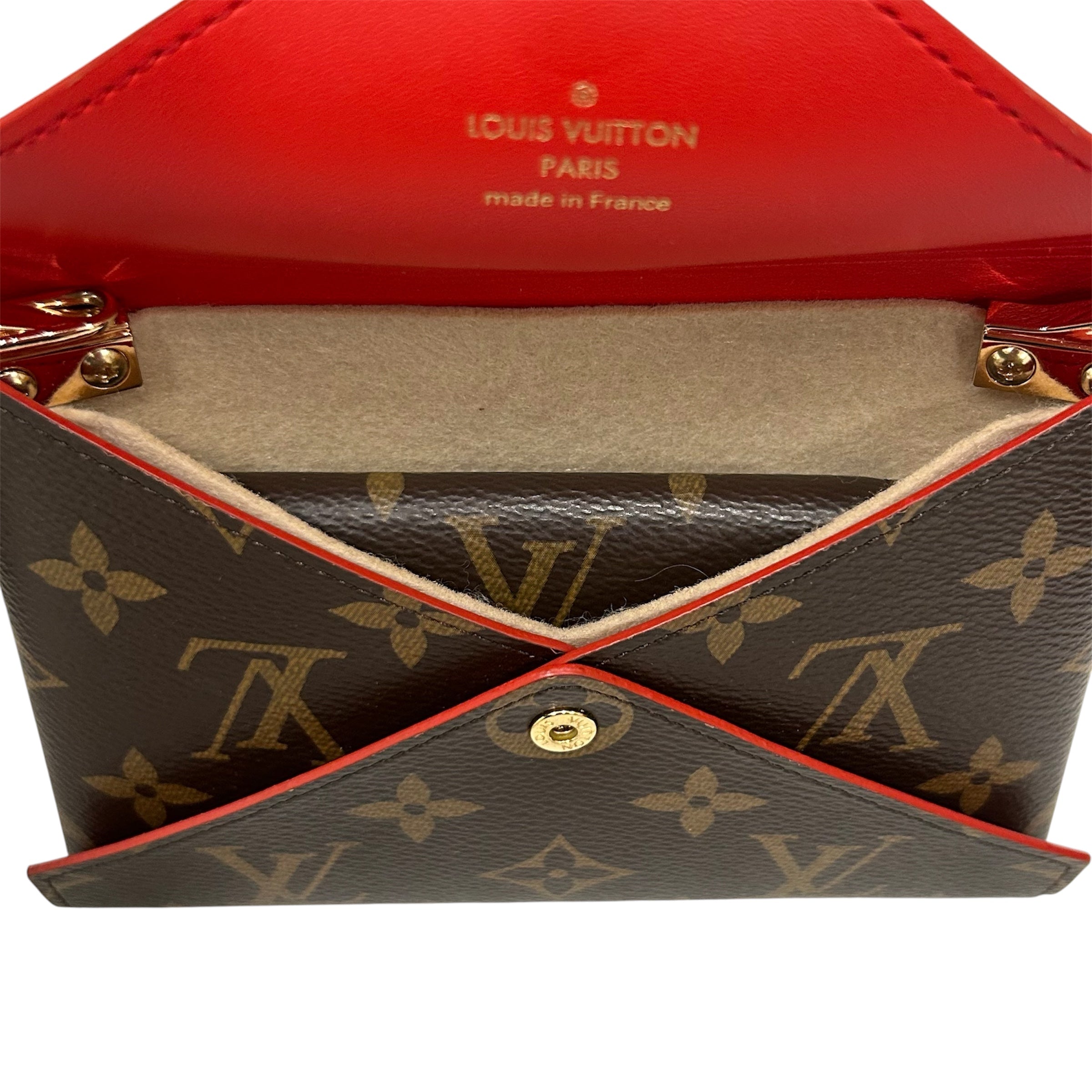 LOUIS VUITTON/Clutch Bag/Monogram/Leather/BRW/KIRIGAMI POCHETTE view 6