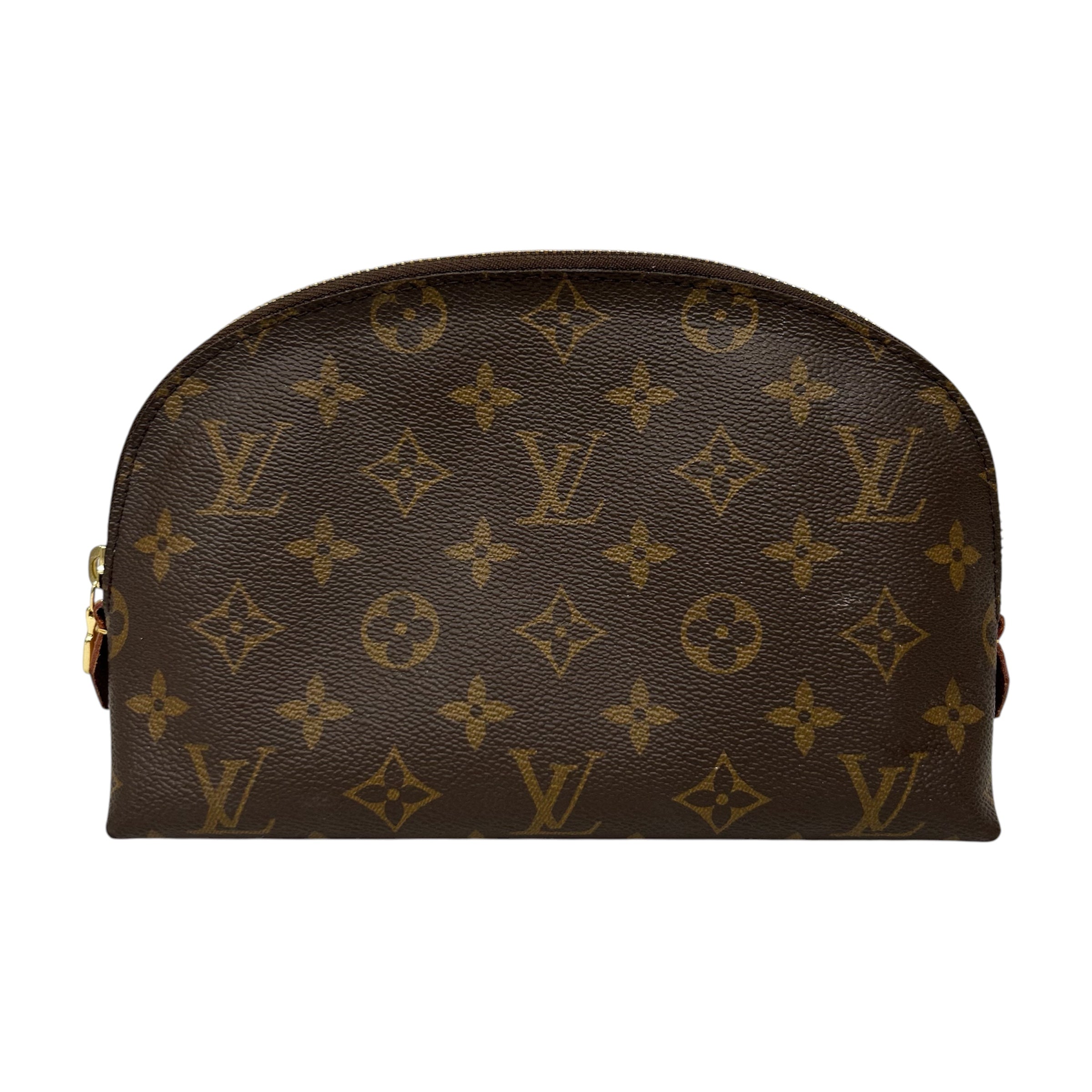 LOUIS VUITTON/Clutch Bag/Monogram/Leather/BRW/COSMETIC POUCH GM view 1