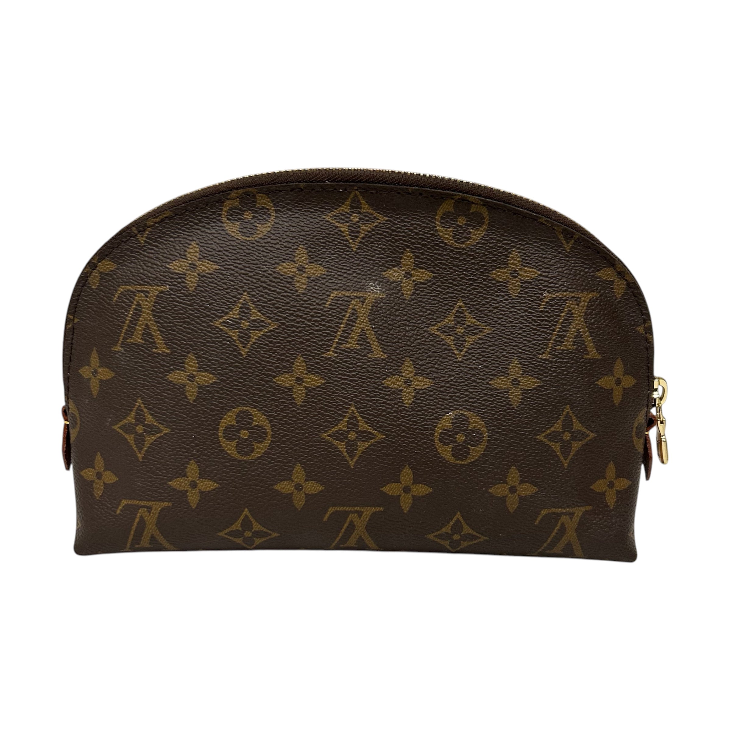 LOUIS VUITTON/Clutch Bag/Monogram/Leather/BRW/COSMETIC POUCH GM view 2