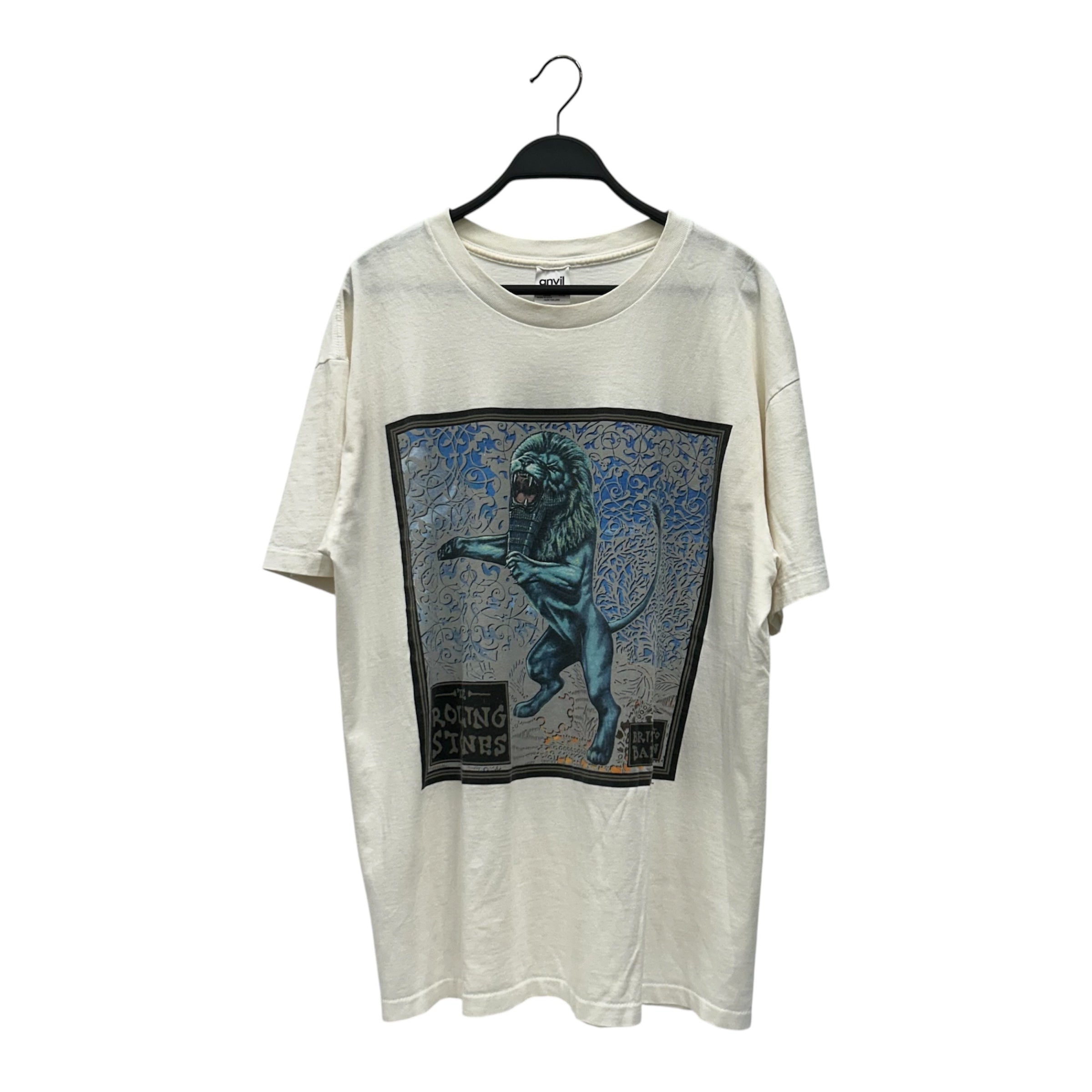 ROLLING STONES/T-Shirt/L/Cotton/WHT/Bridges to Babylon Tour view 1