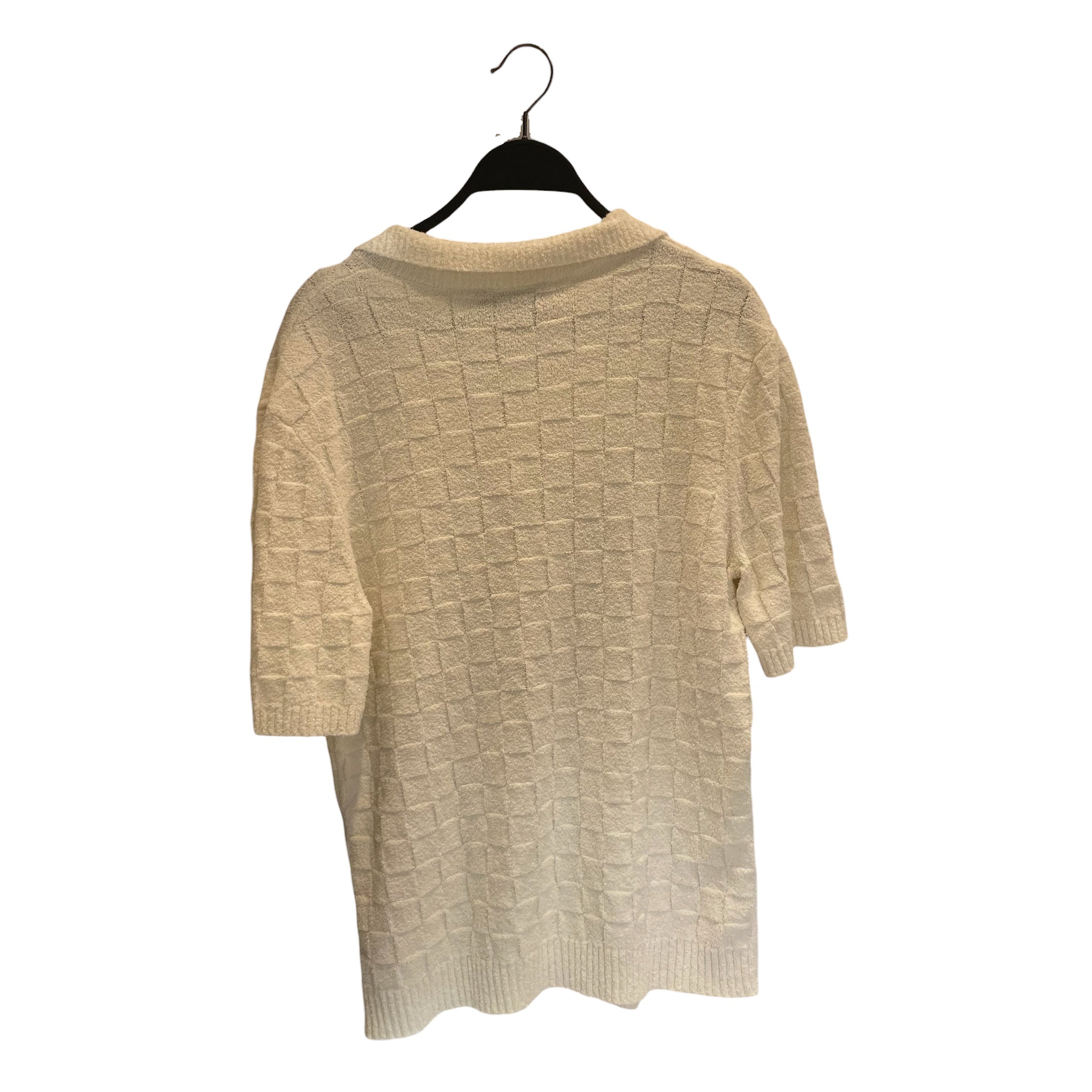 CASABLANCA/T-Shirt/XL/Cotton/CRM/pearl buttons/ check rug view 2