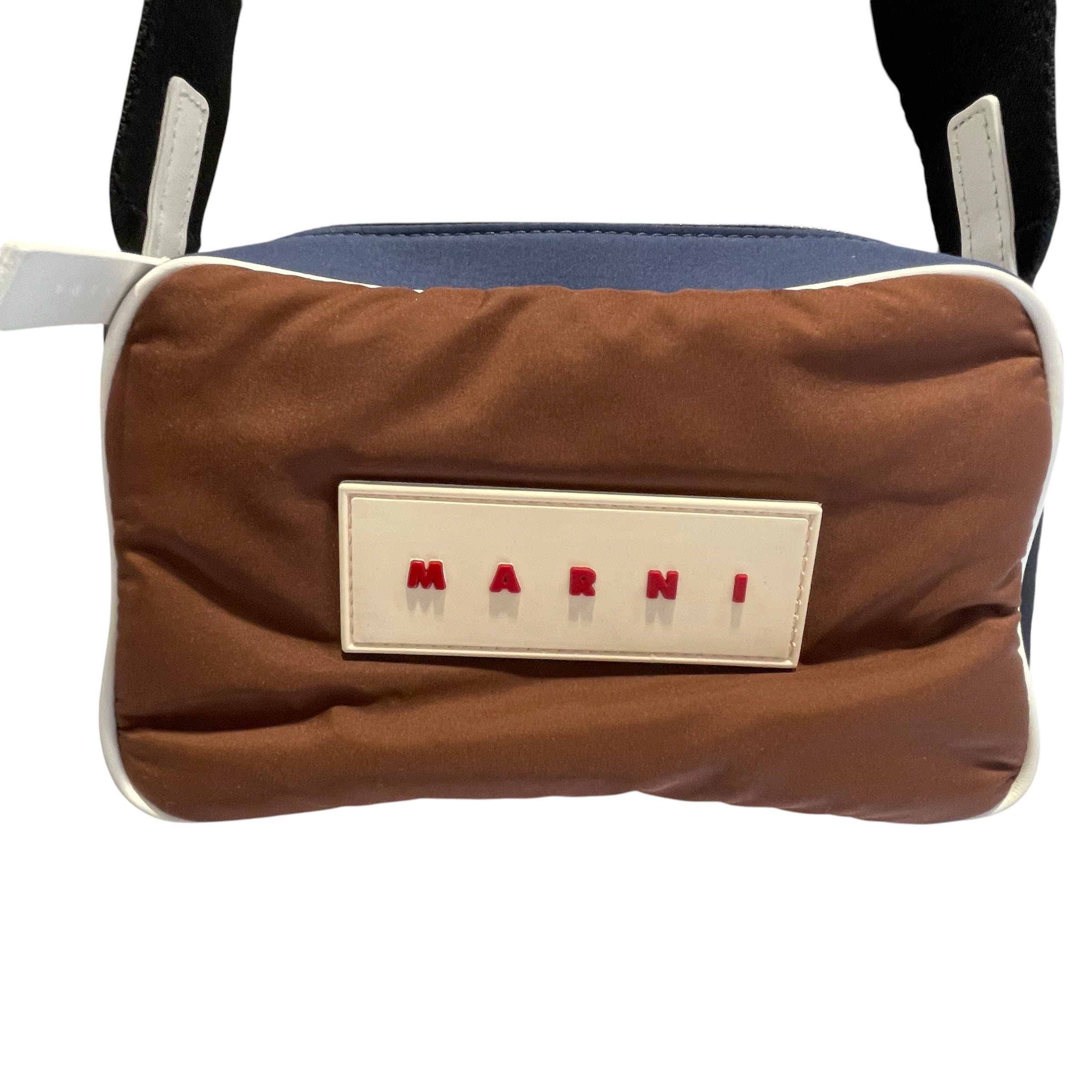 MARNI/Cross Body Bag/Cotton/MLT/brw n blu/m030/p01pr241171/1 view 3