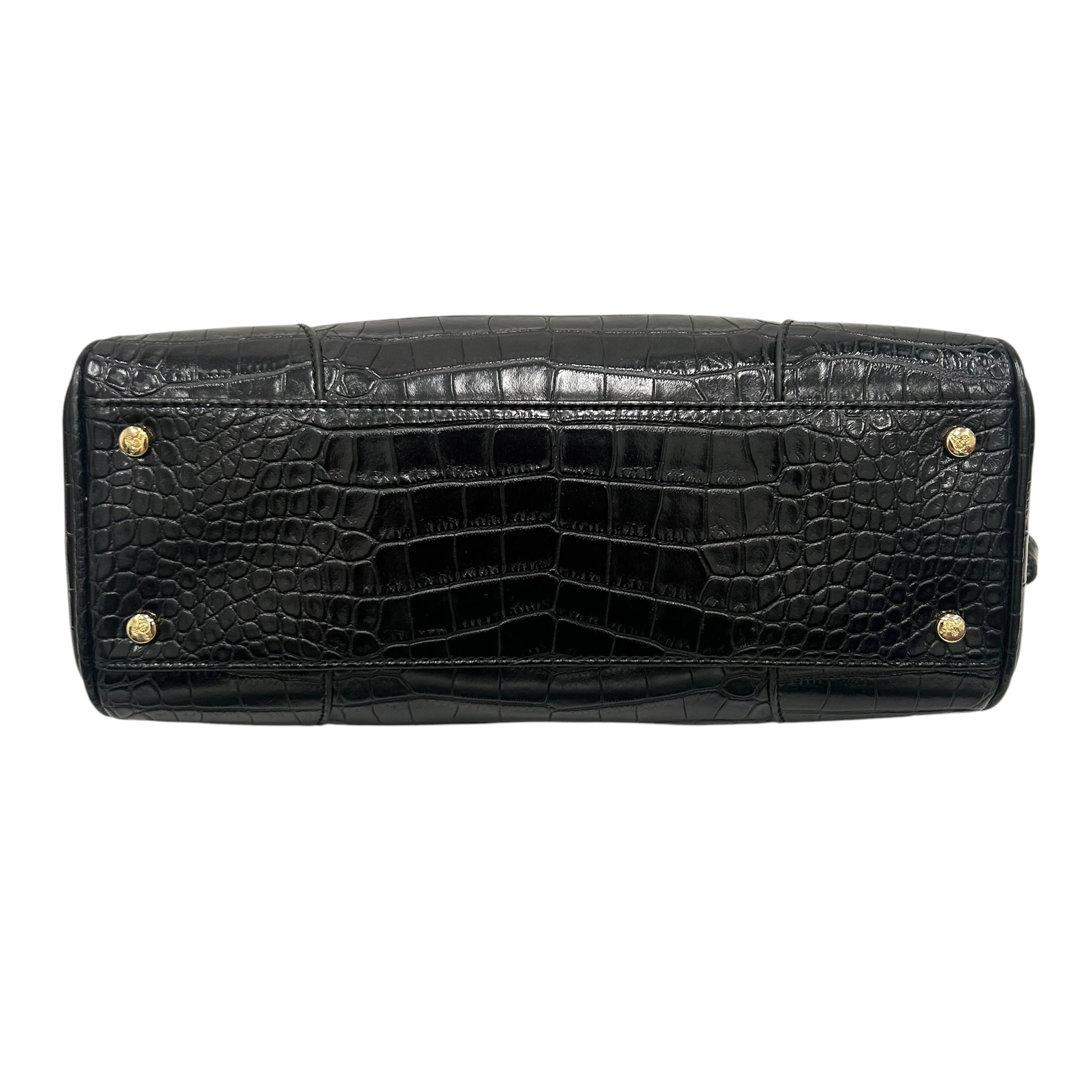 Vivienne Westwood/Hand Bag/Animal Pattern/Leather/BLK/Croc Embossed Chancery view 3