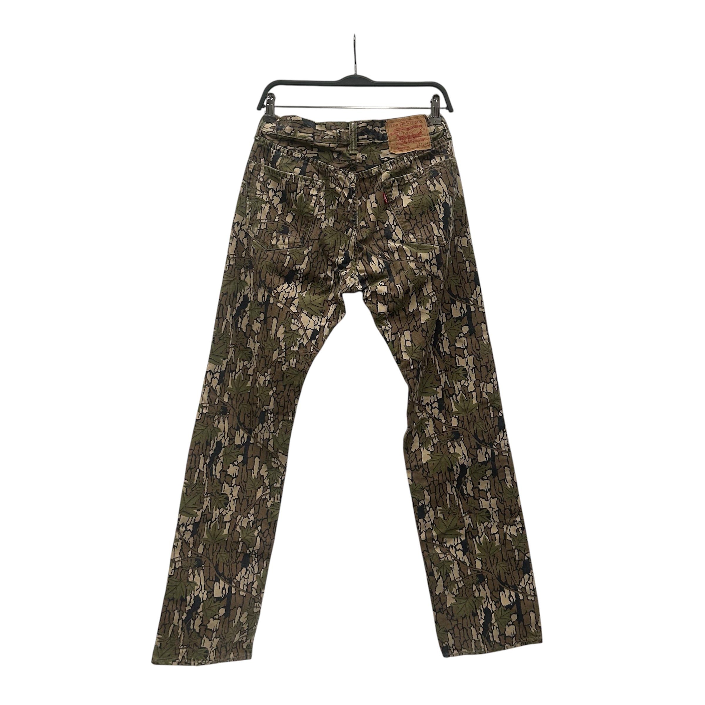 Supreme/Straight Pants/30/Cotton/KHK/Camouflage/ view 2