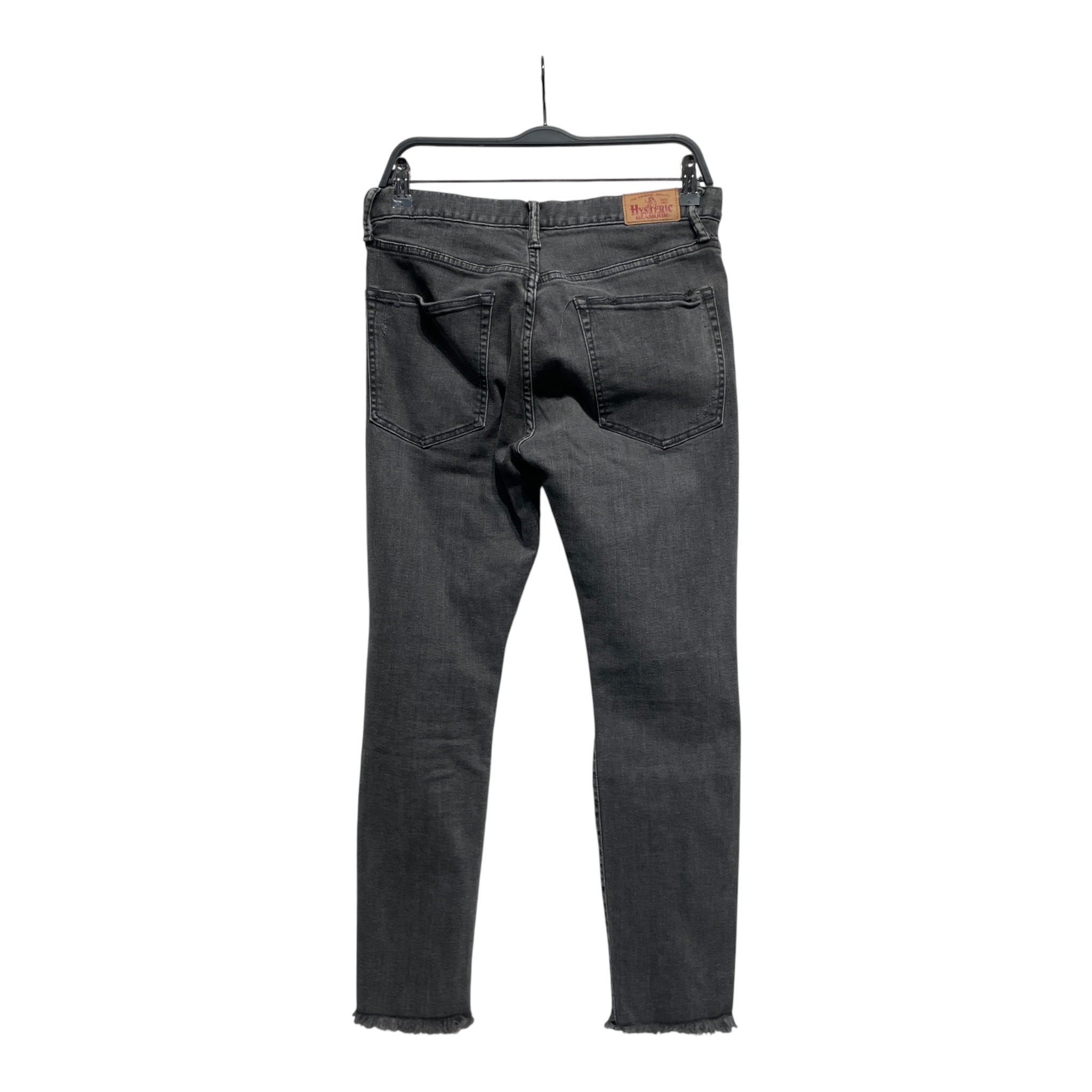 HYSTERIC GLAMOUR/Skinny Pants/30/Denim/BLK/studded pocket view 2