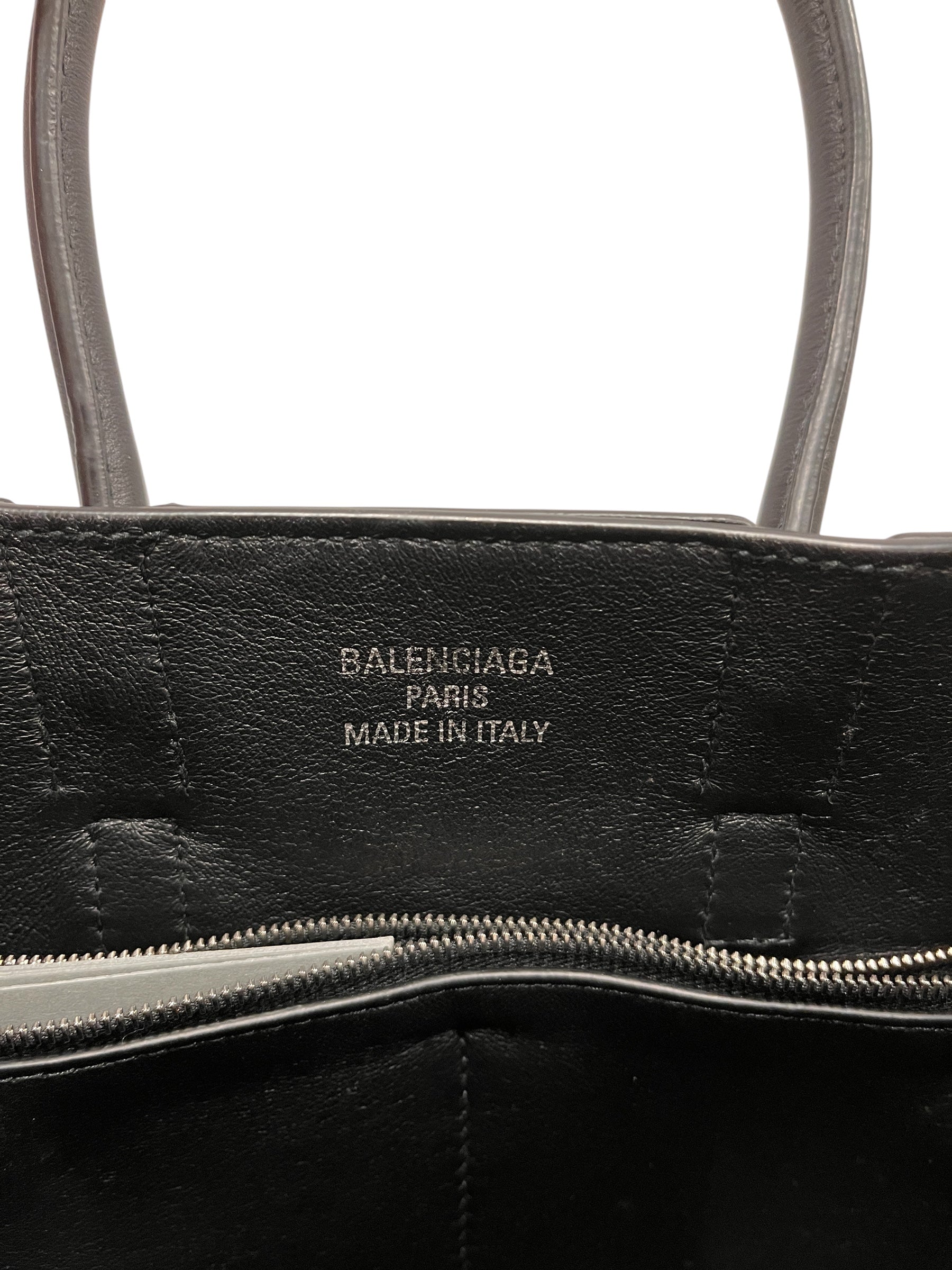 BALENCIAGA/Cross Body Bag/Leather/BLK/MINI BEL AIR view 5