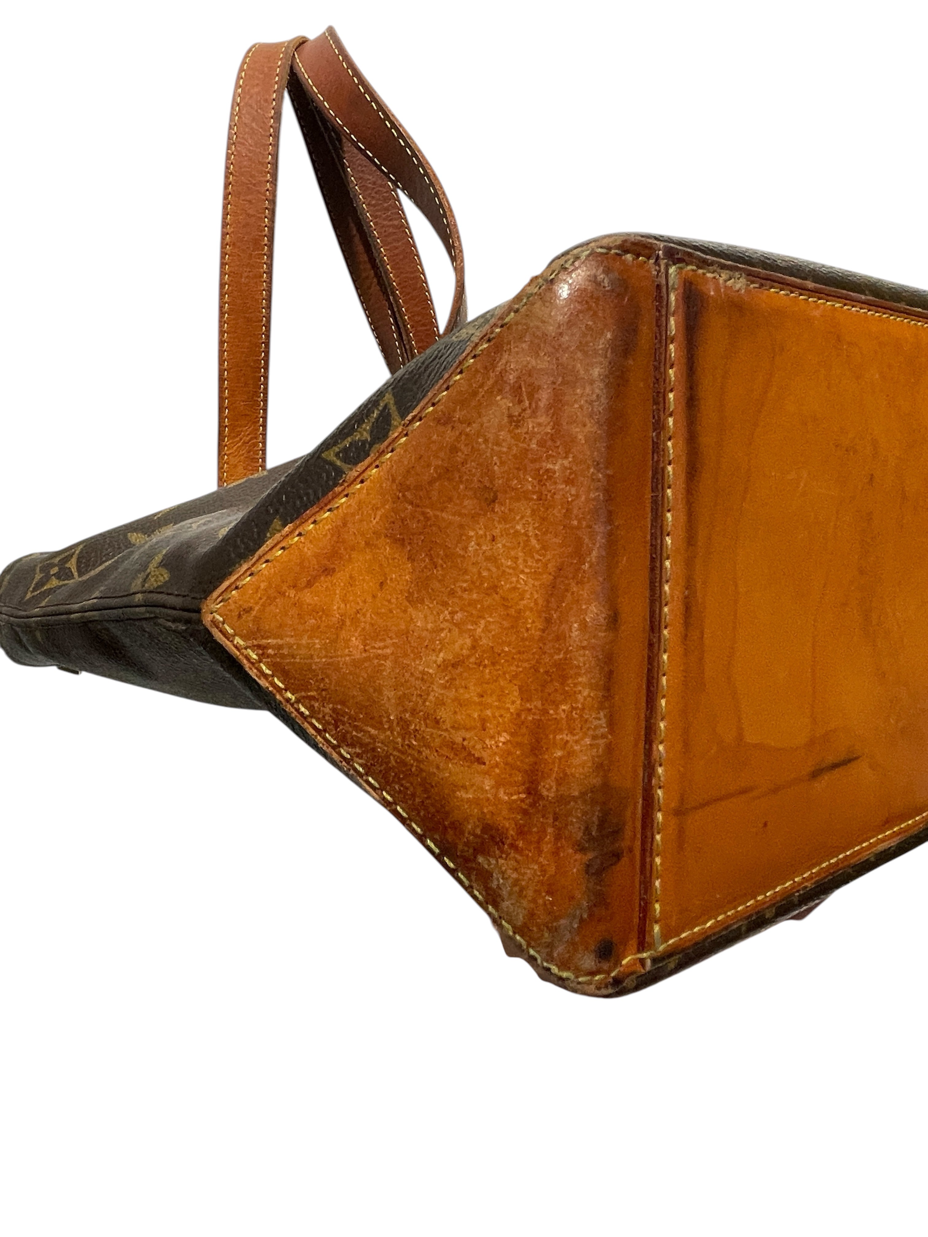LOUIS VUITTON/Tote Bag/Leather/BRW/caba plano view 4