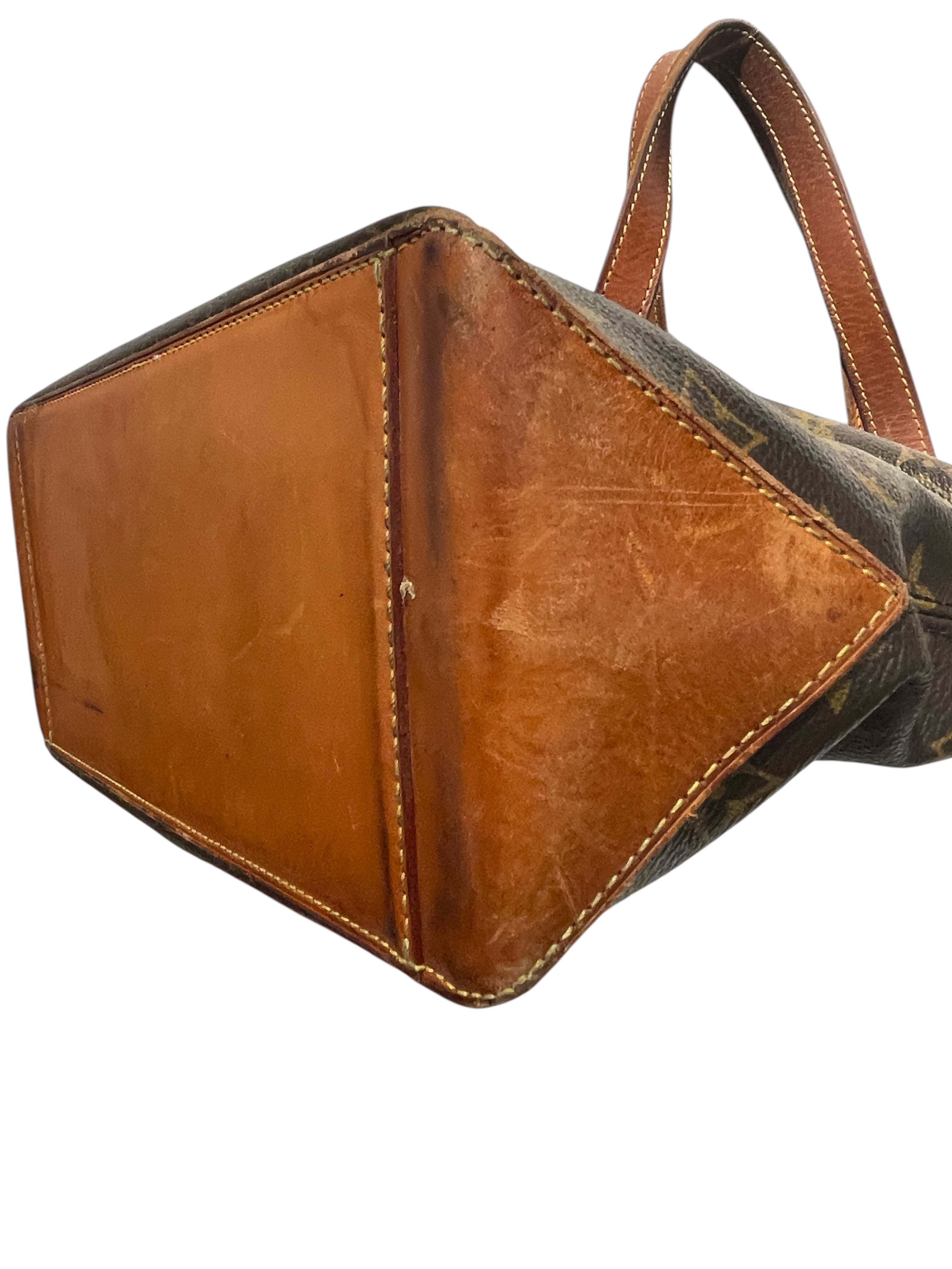 LOUIS VUITTON/Tote Bag/Leather/BRW/caba plano view 5