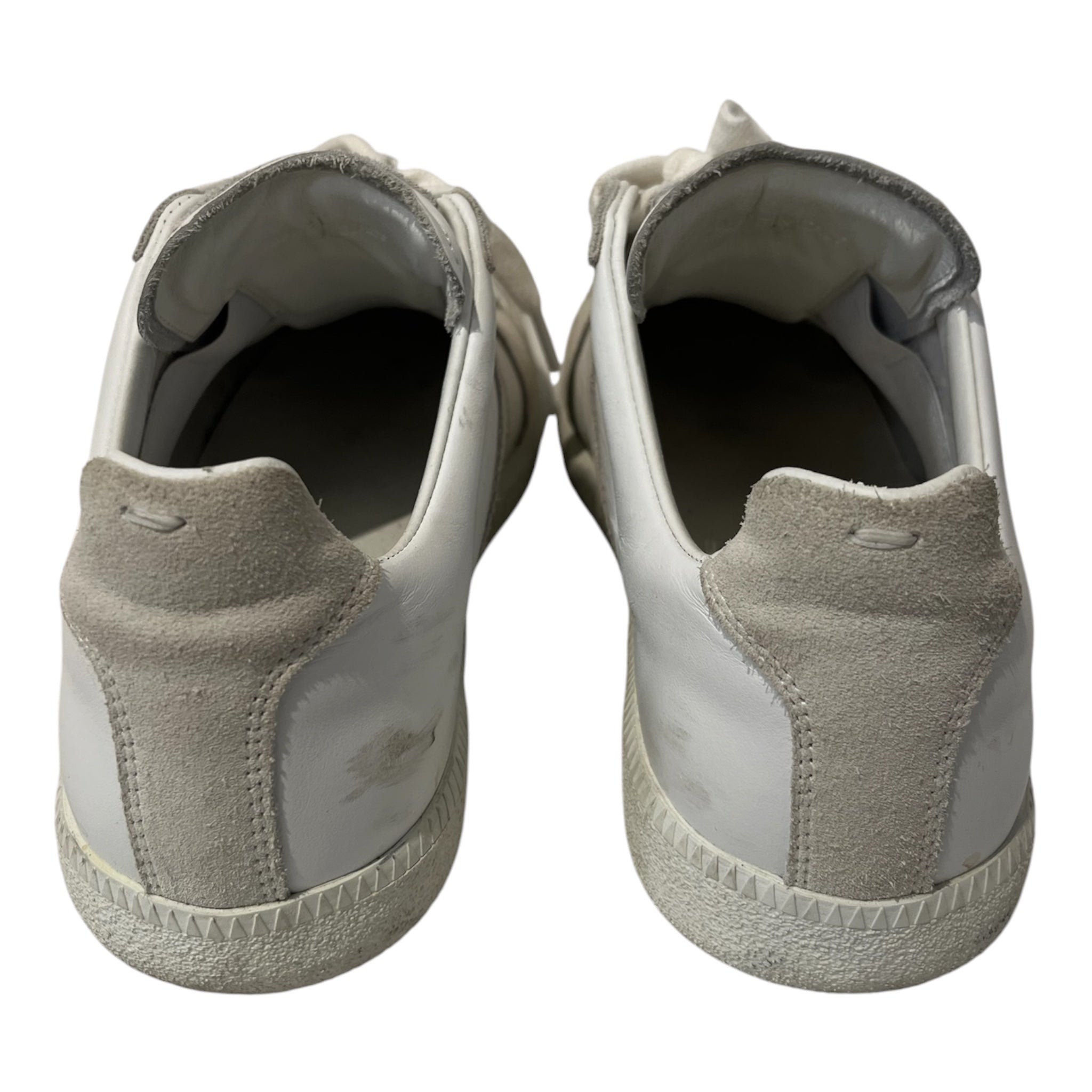 Maison Martin Margiela/Low-Sneakers/EU 42/Leather/WHT/U-Tip/gat replica view 4